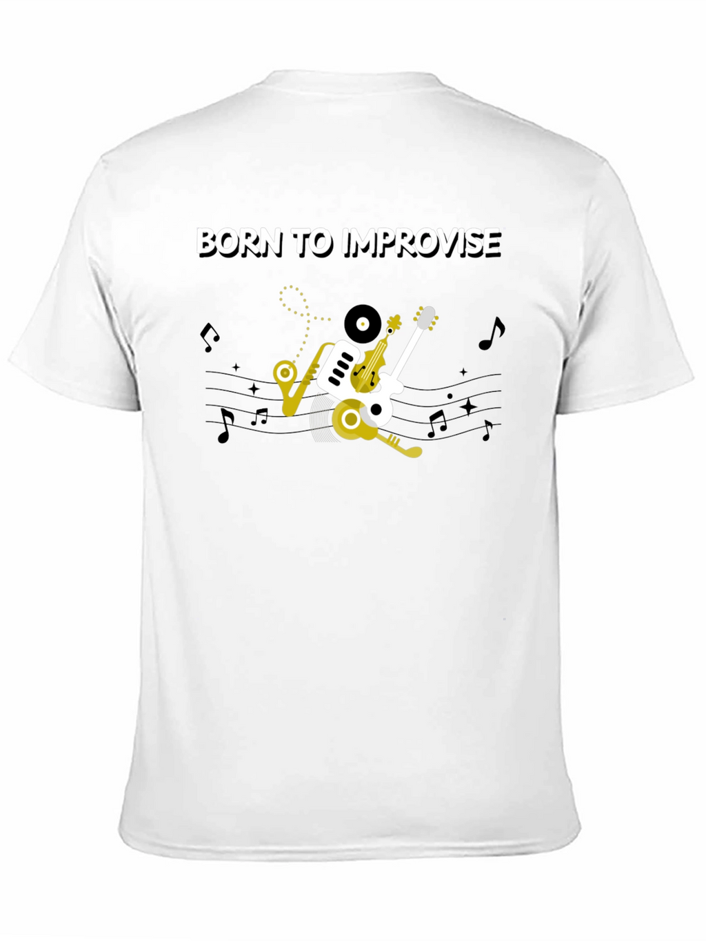 Born To Improvise Music T-Shirt