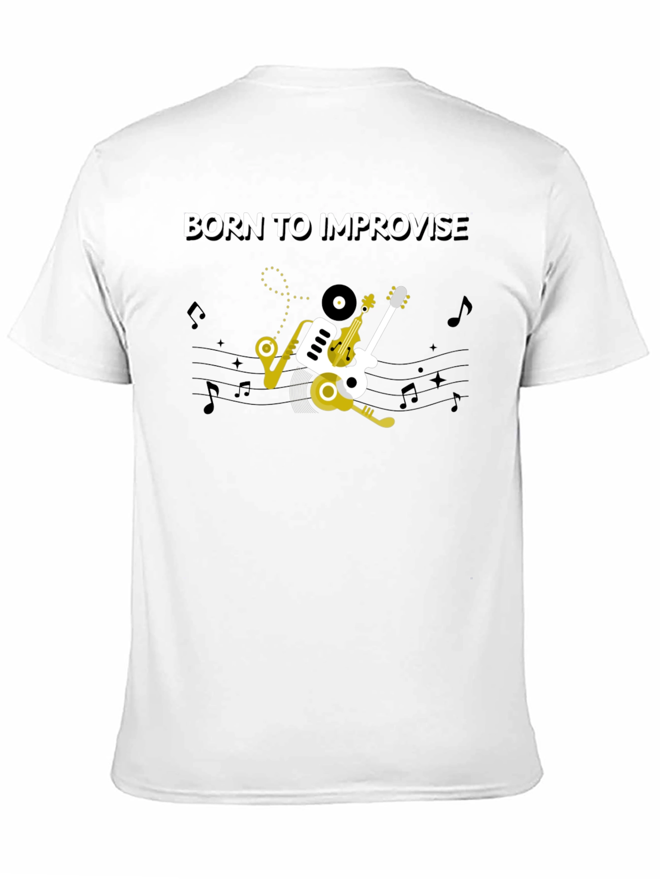 Born To Improvise Music T-Shirt