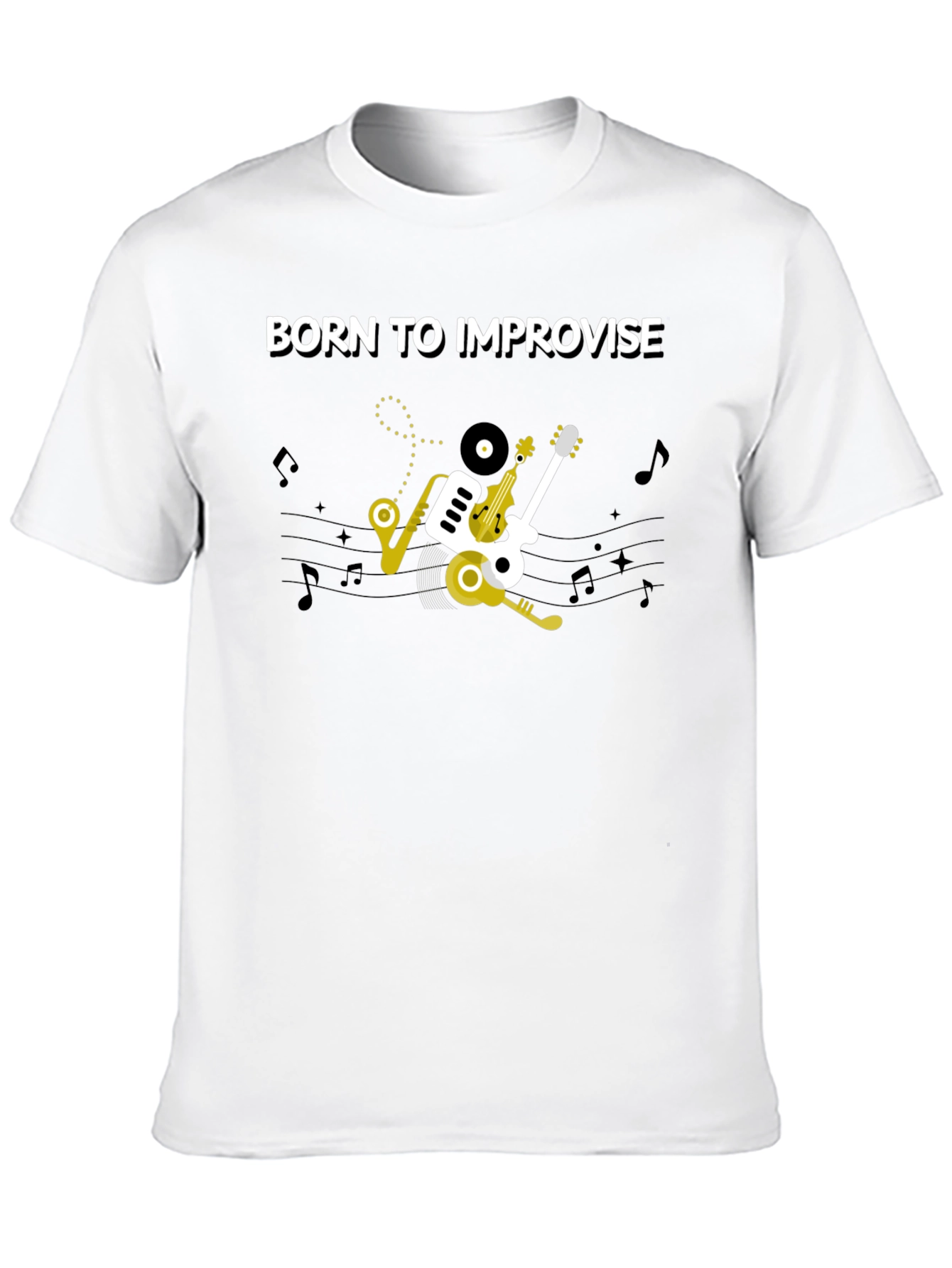 Born To Improvise Music T-Shirt