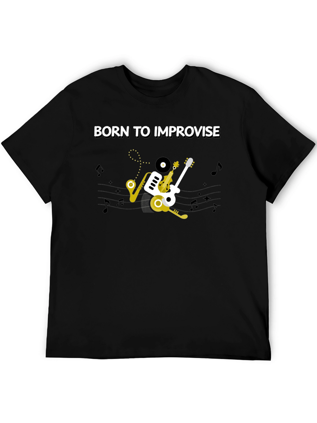 Born To Improvise Music T-Shirt