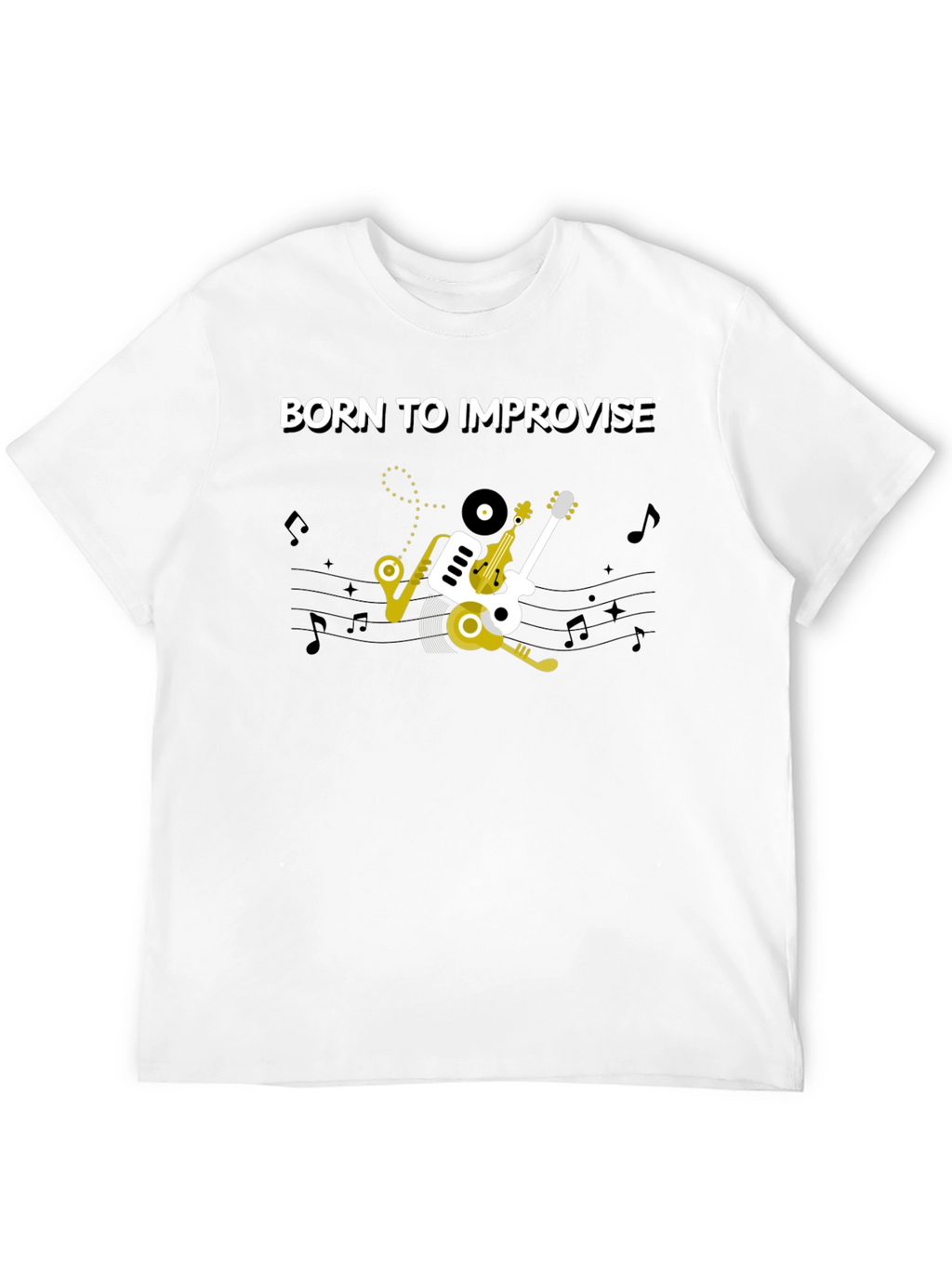 Born To Improvise Music T-Shirt