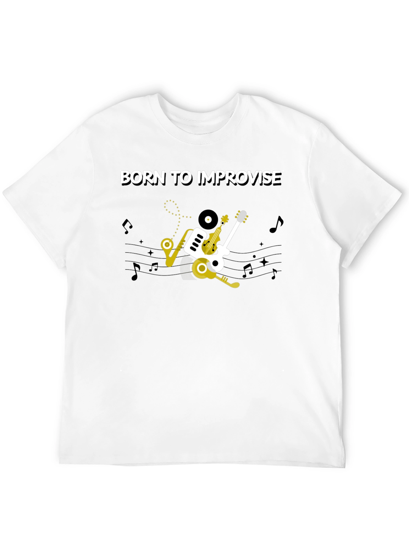 Born To Improvise Music T-Shirt
