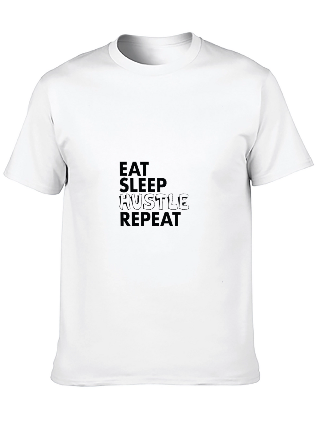 Eat Sleep Hustle Repeat Black Tee