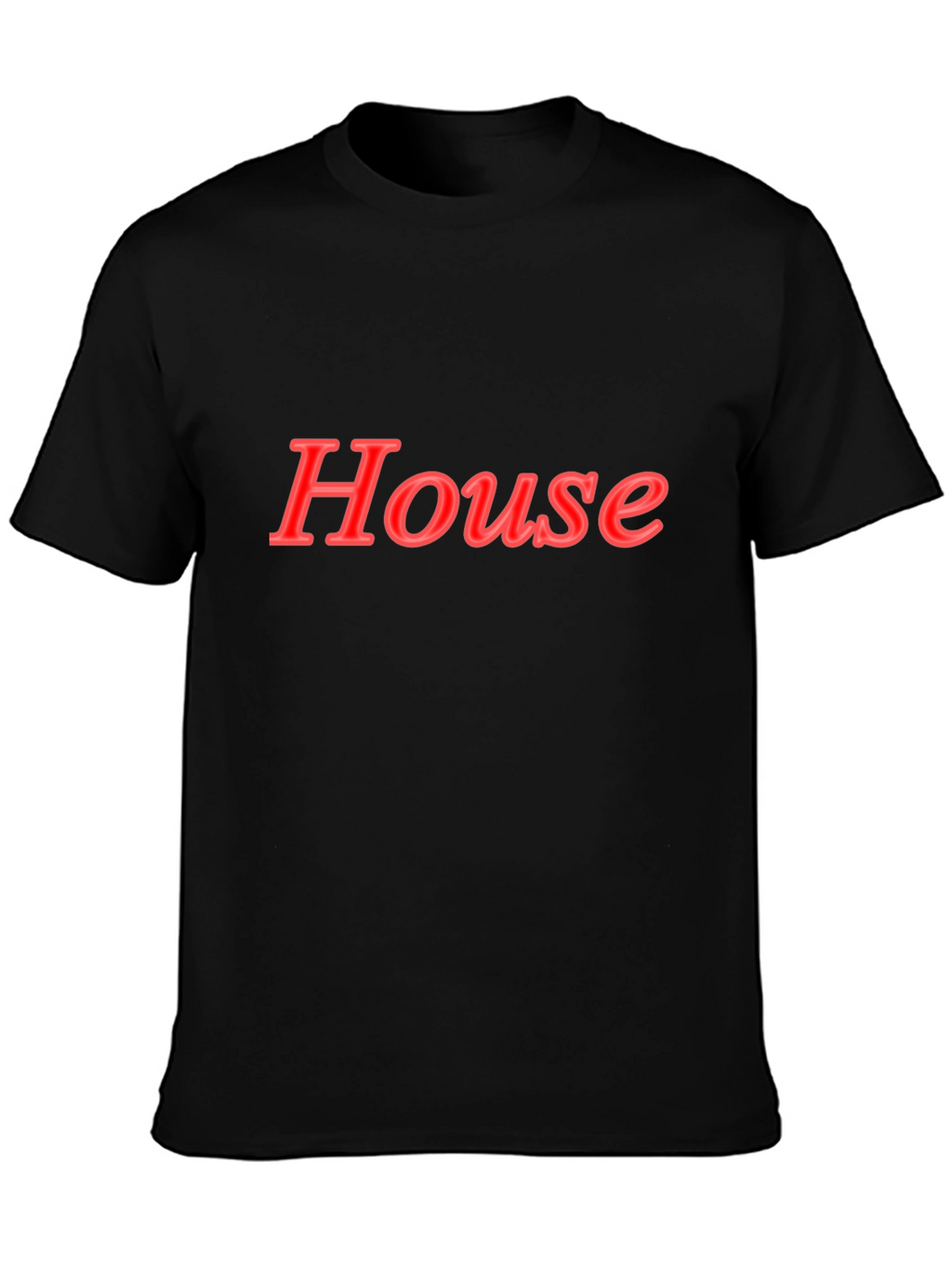 House Graphic Black T-Shirt