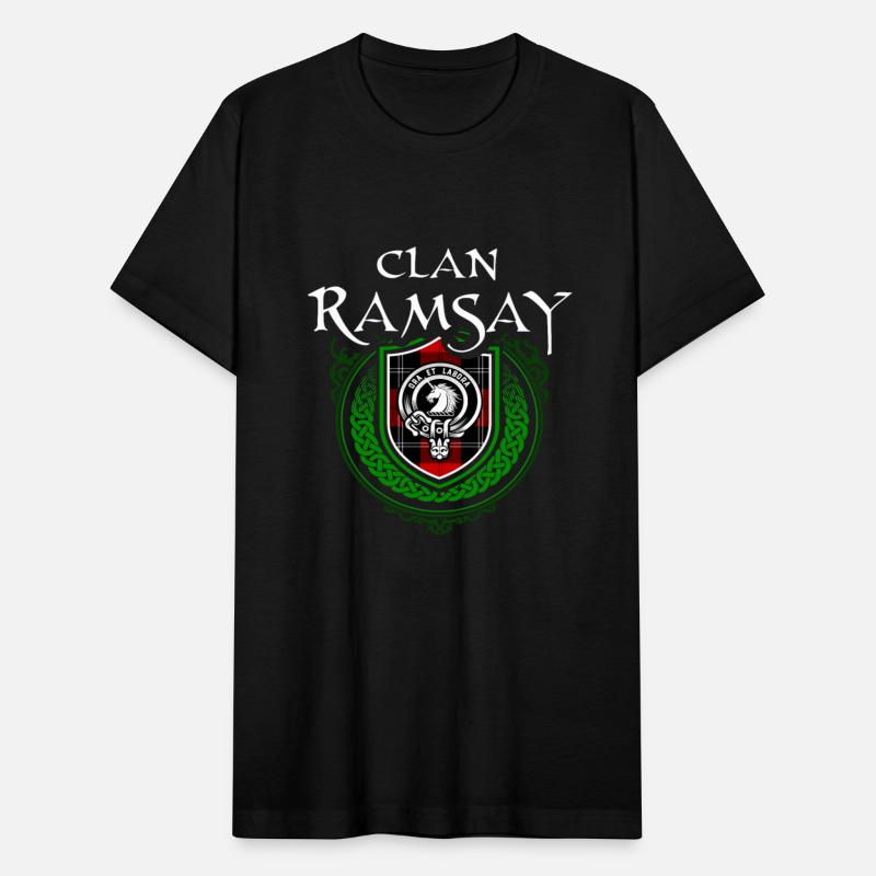 Clan Ramsay Scottish Crest Badge and Tartan