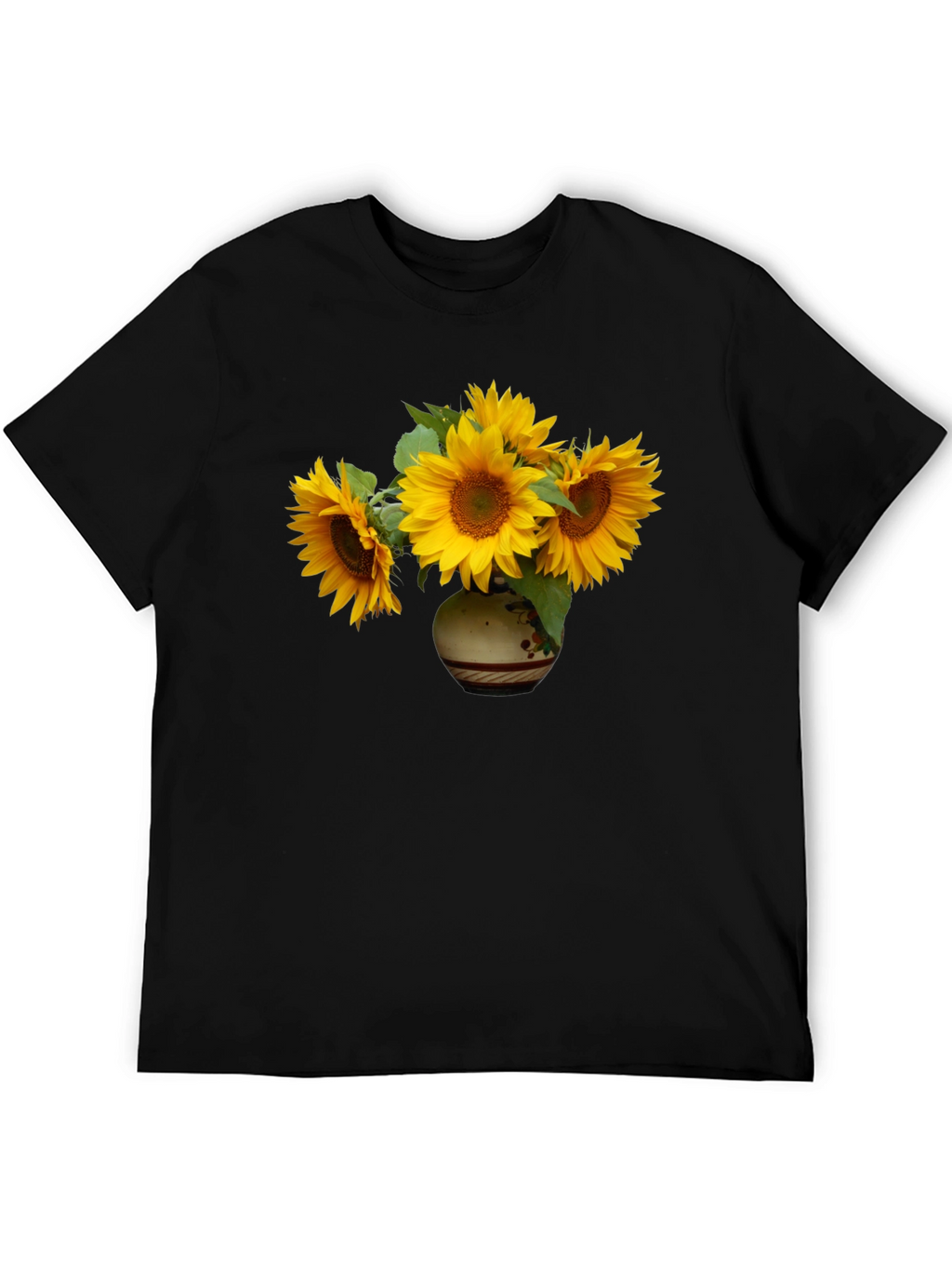Sunflower Vase Graphic T-Shirt