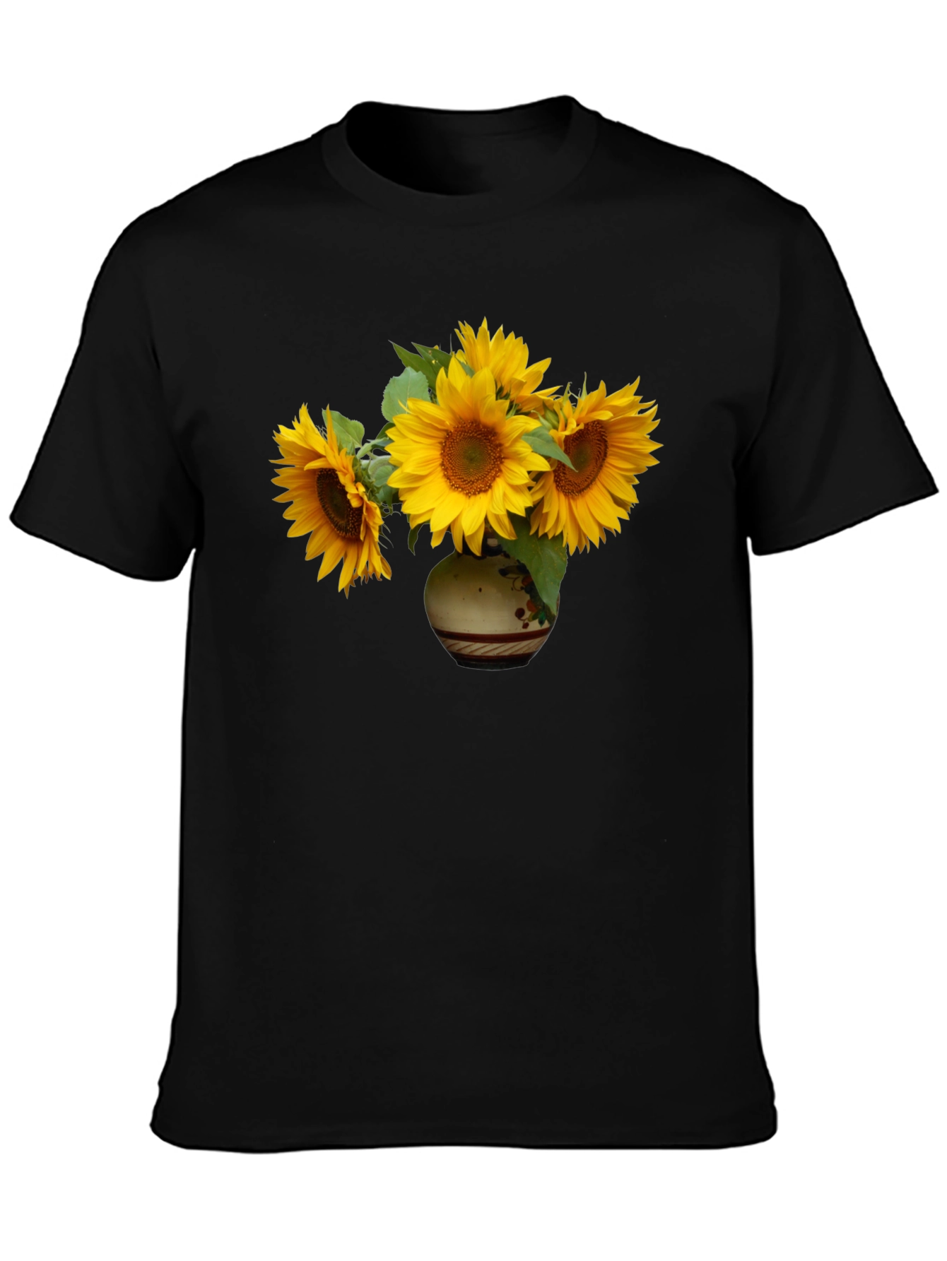 Sunflower Vase Graphic T-Shirt