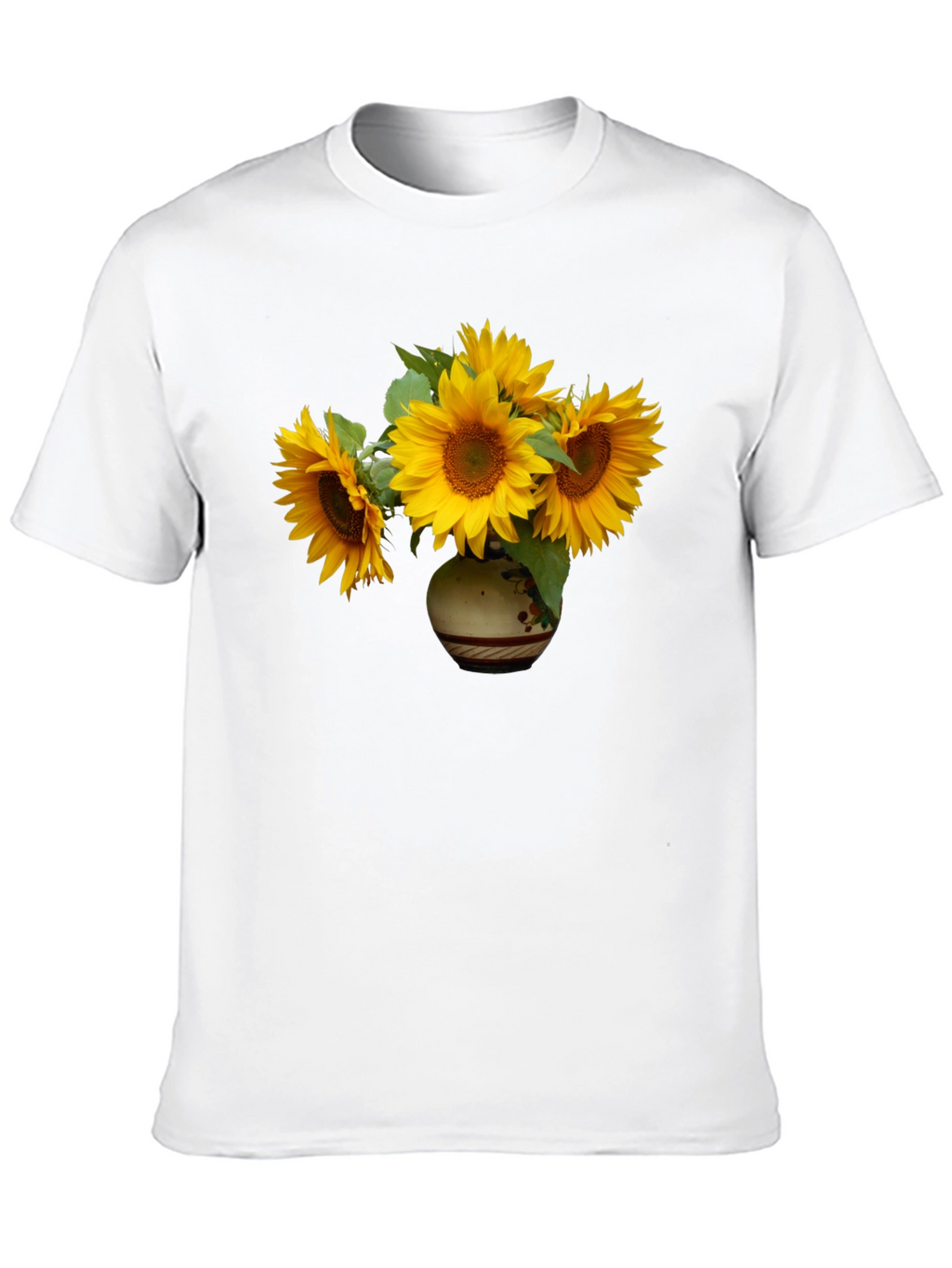 Sunflower Vase Graphic T-Shirt