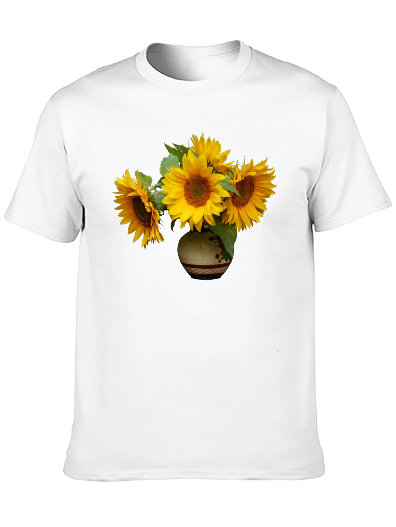 Sunflower Vase Graphic T-Shirt