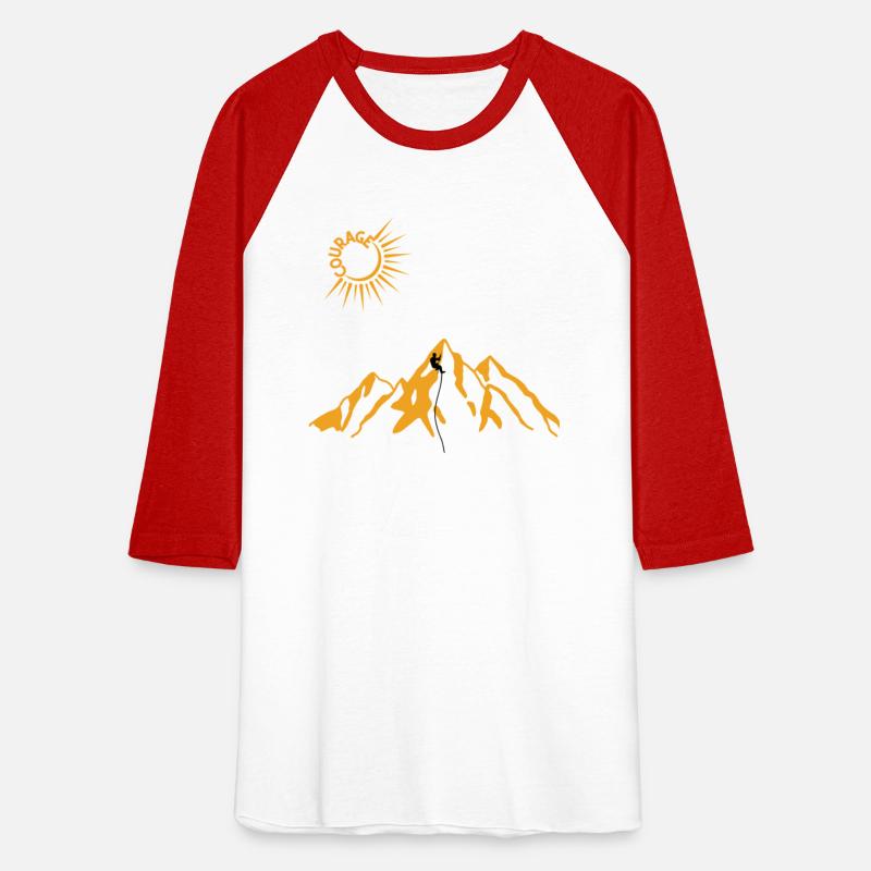 Climbing mountain t-shirt design