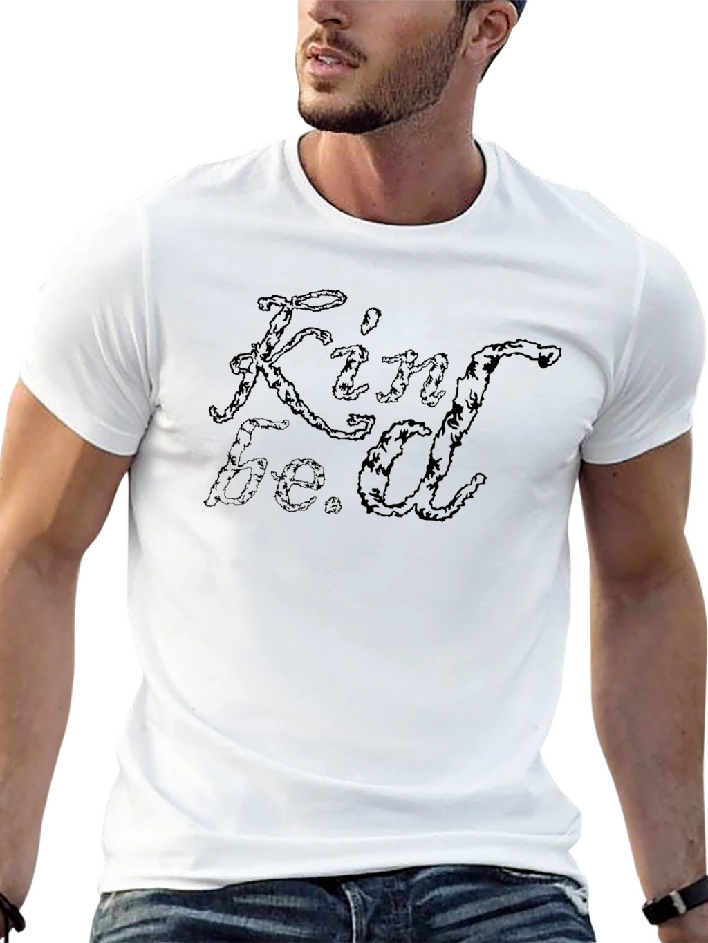 Kind Be Kind Tee - Mens Black Graphic T-Shirt