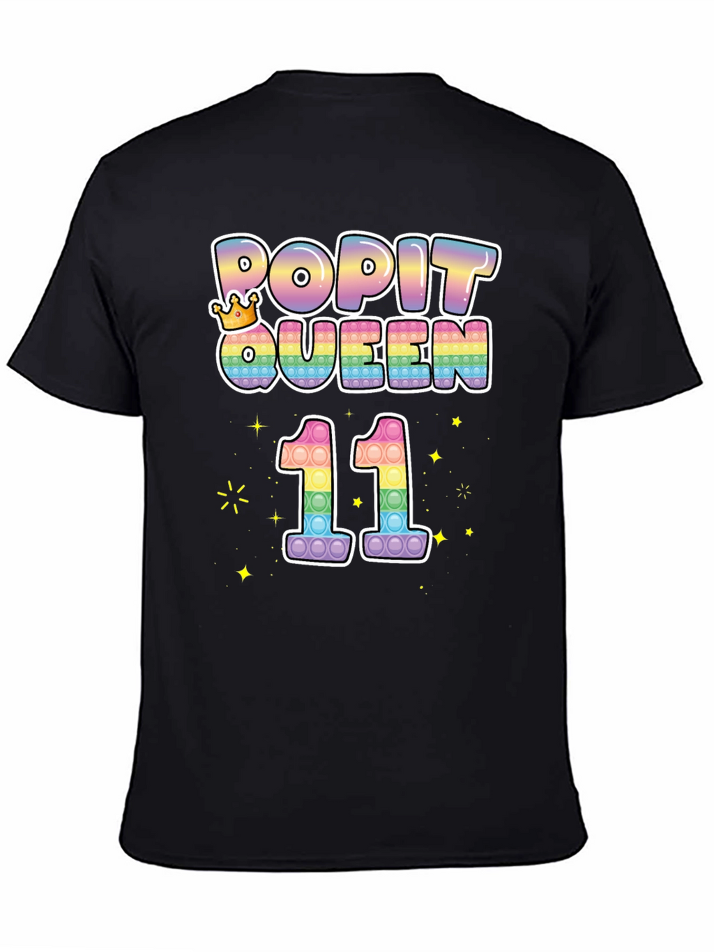 Pop It Queen 11th Birthday T-Shirt