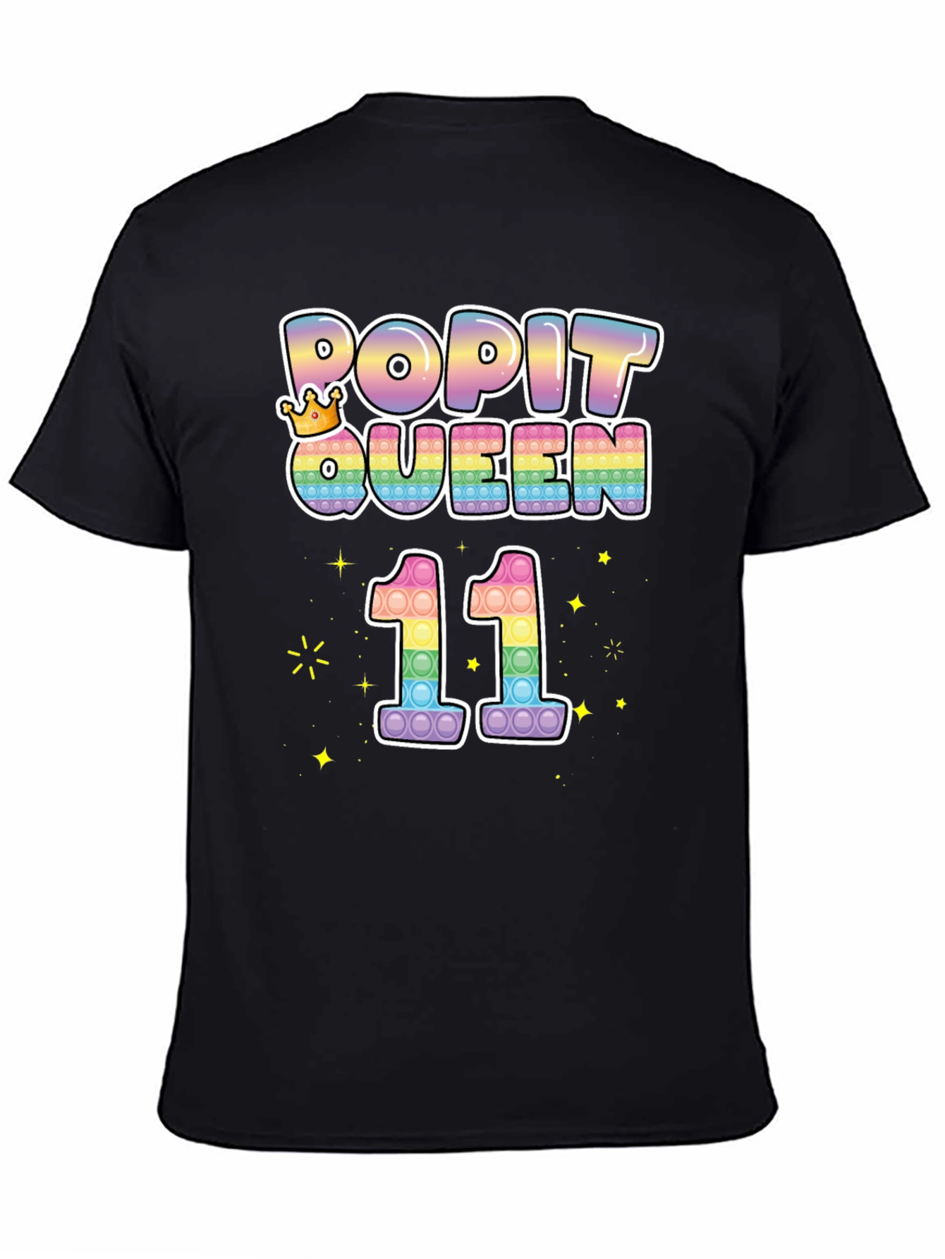 Pop It Queen 11th Birthday T-Shirt