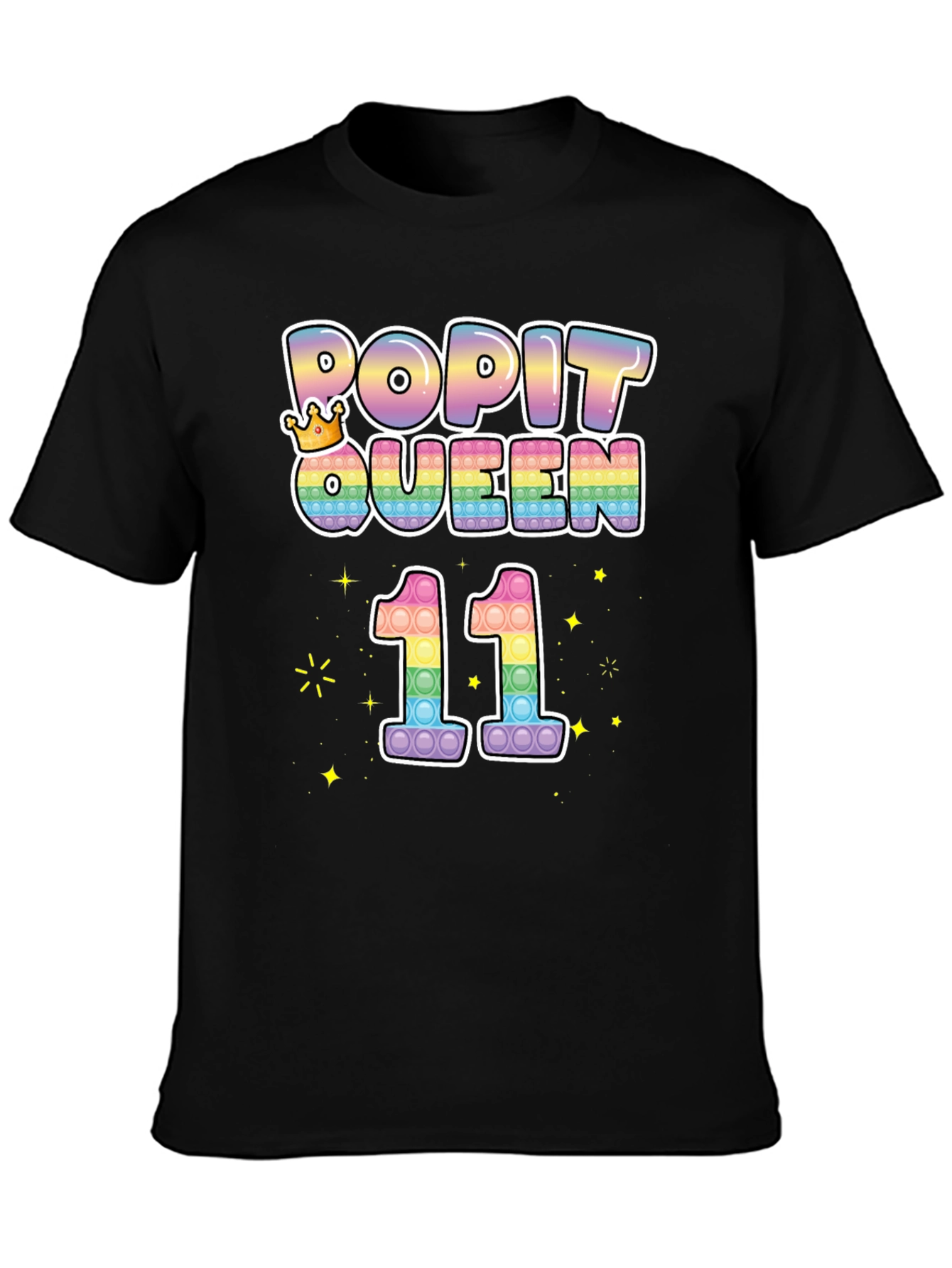 Pop It Queen 11th Birthday T-Shirt