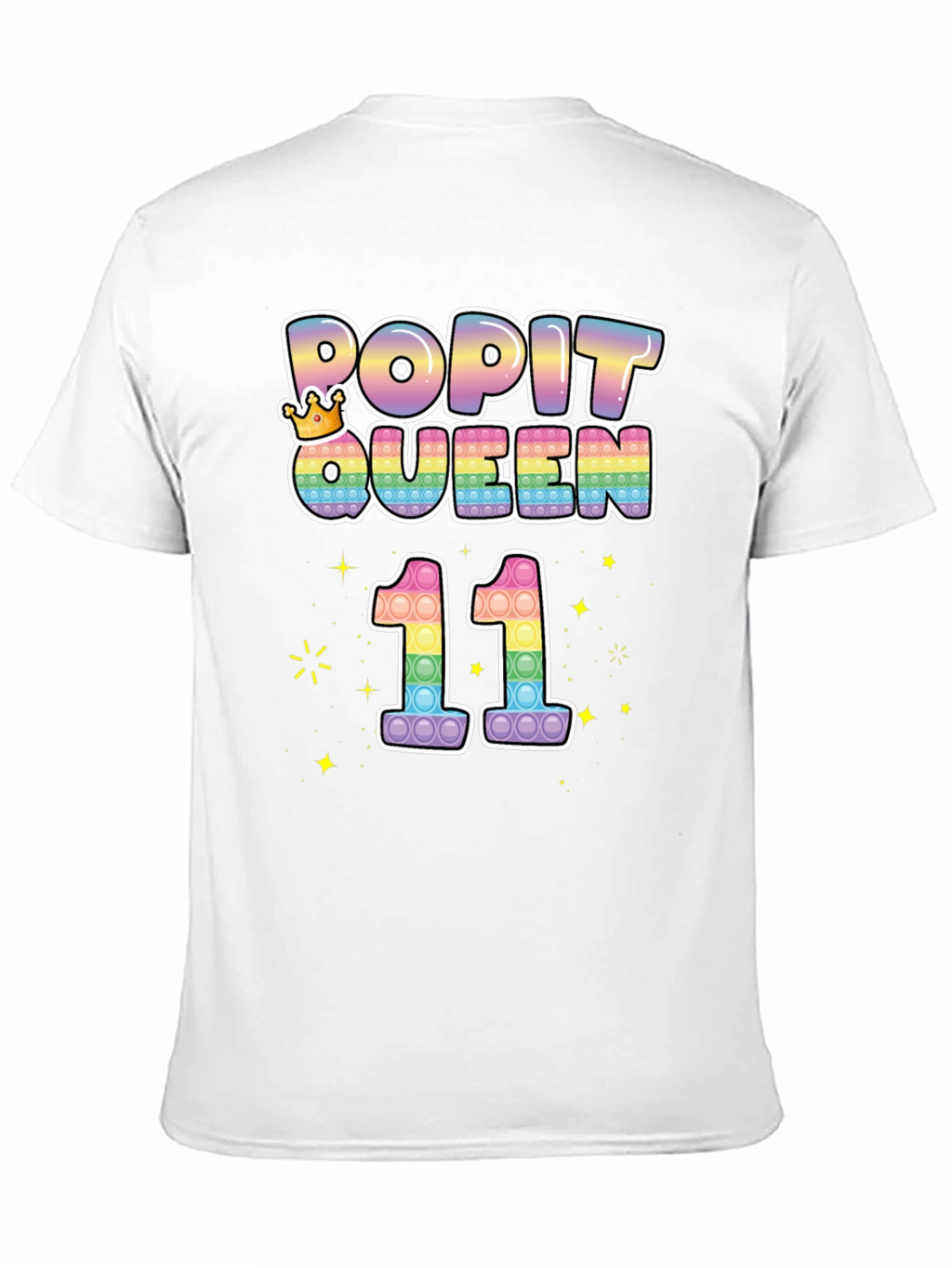 Pop It Queen 11th Birthday T-Shirt