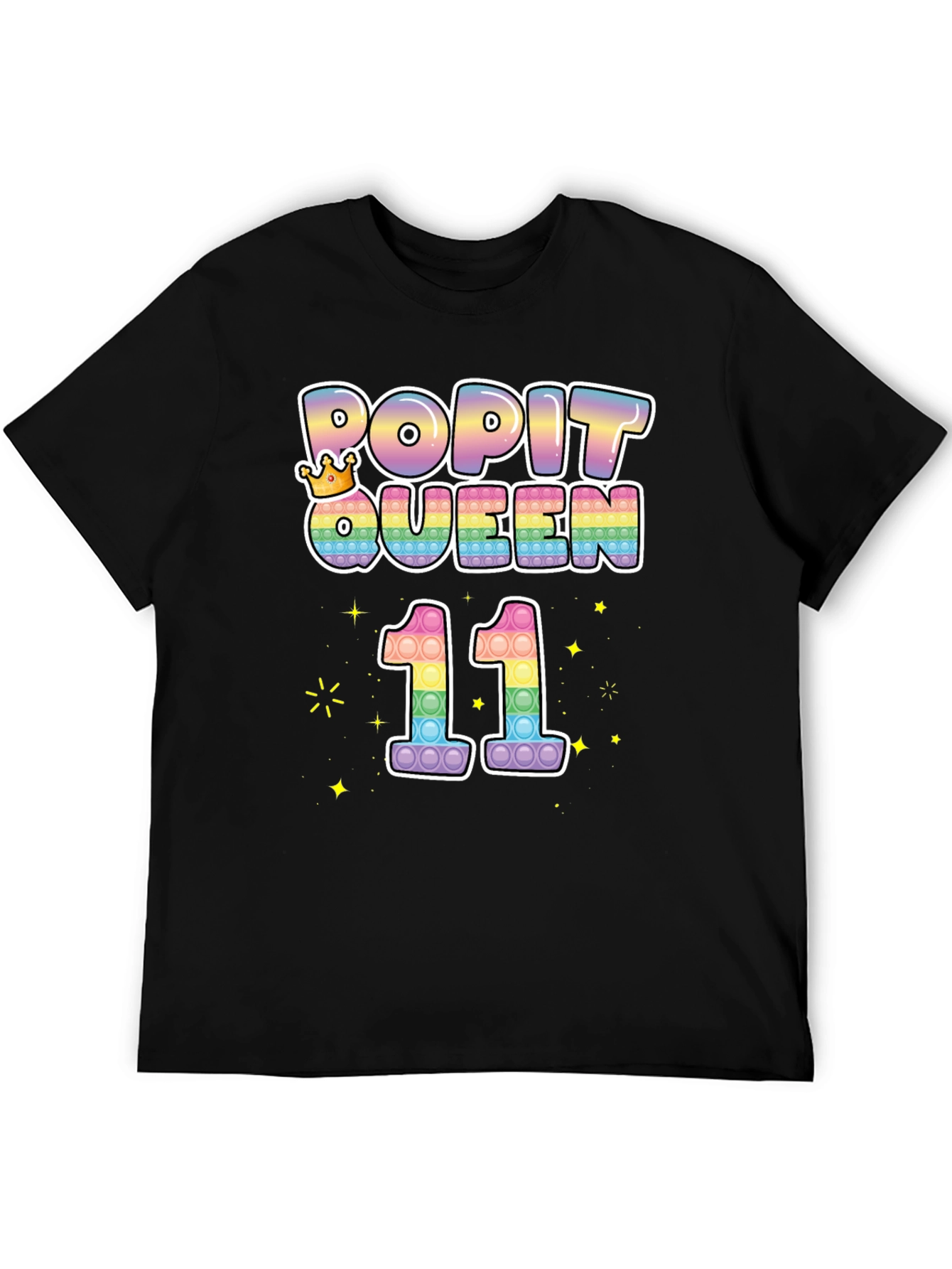 Pop It Queen 11th Birthday T-Shirt