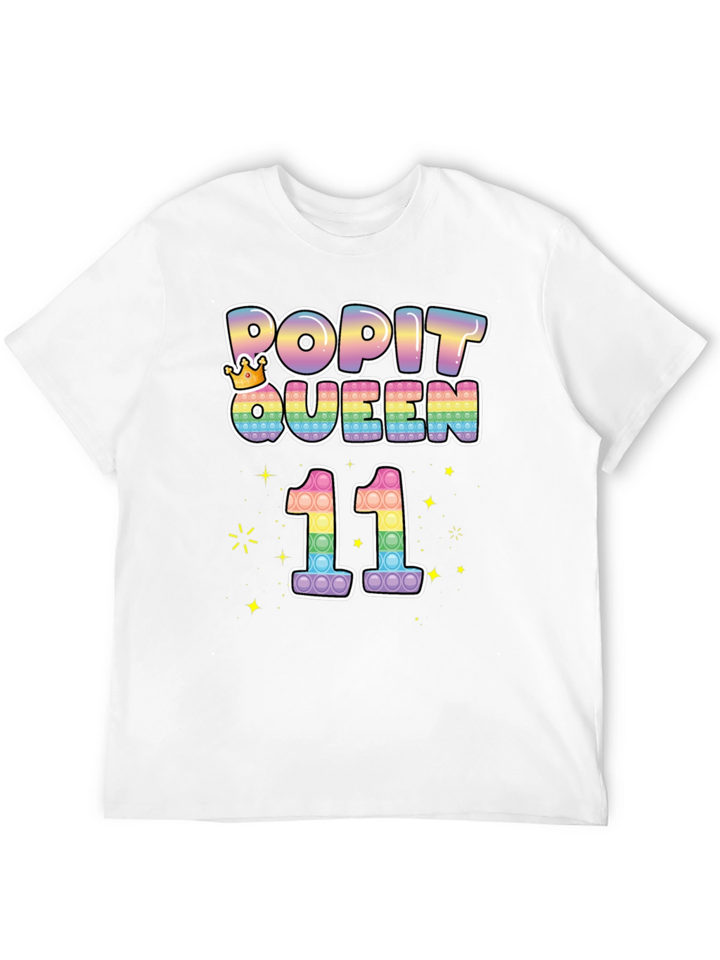 Pop It Queen 11th Birthday T-Shirt