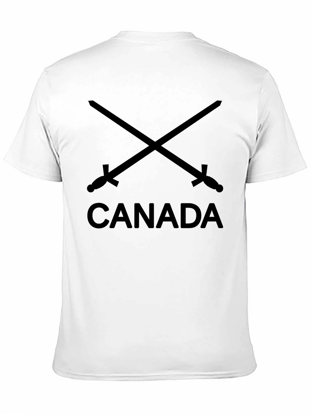 Canada Swords Graphic T-Shirt - Black