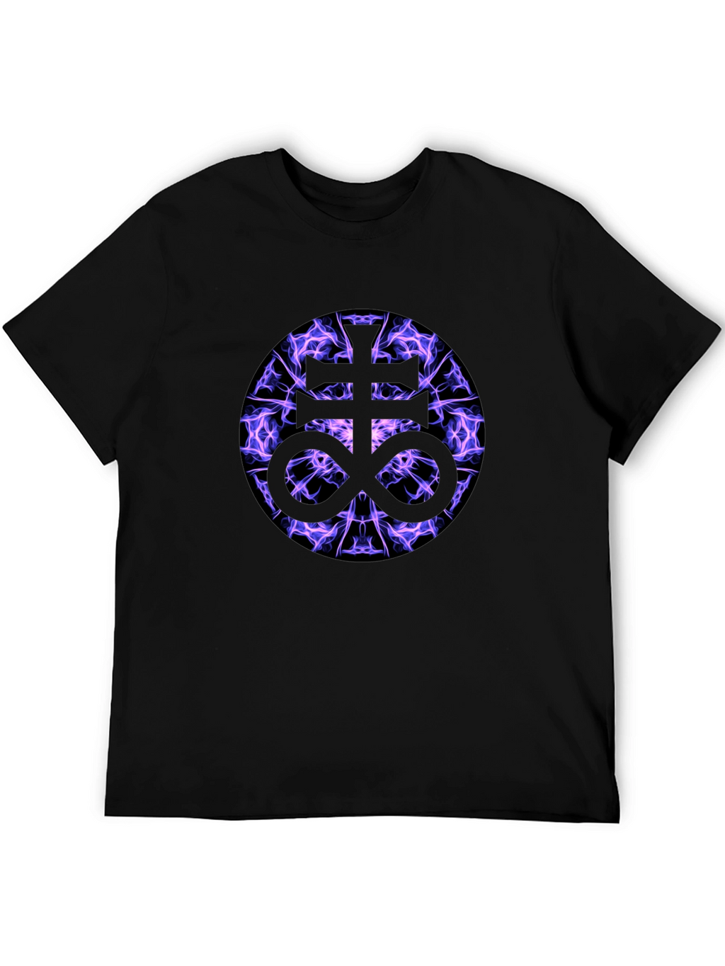 Leviathan Cross T-Shirt - Gothic Symbol Tee