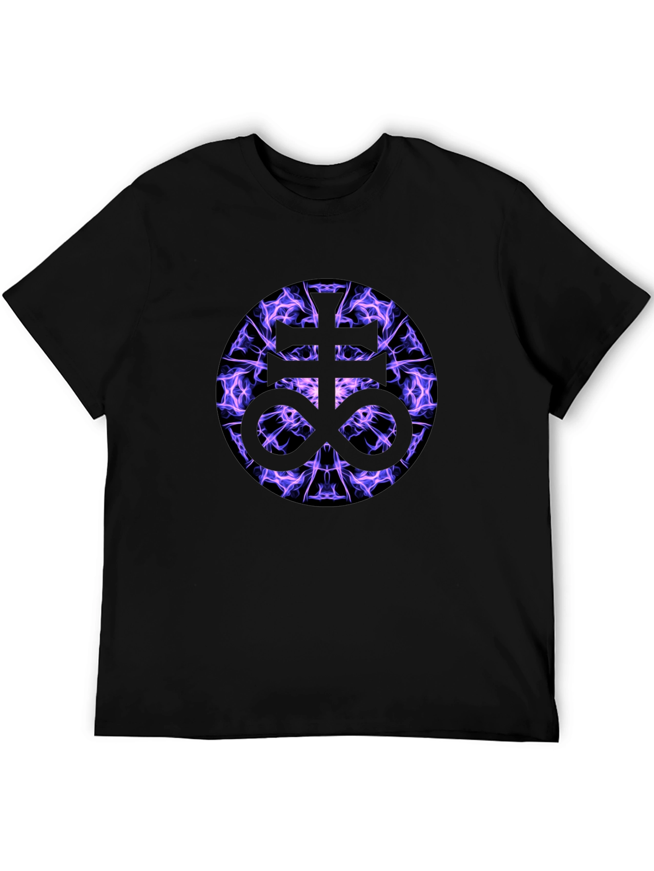 Leviathan Cross T-Shirt - Gothic Symbol Tee