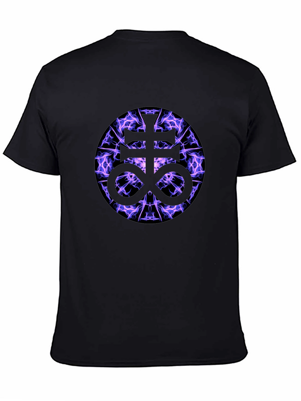 Leviathan Cross T-Shirt - Gothic Symbol Tee