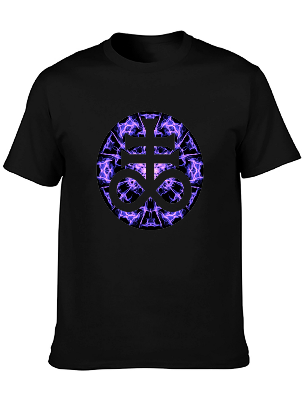 Leviathan Cross T-Shirt - Gothic Symbol Tee