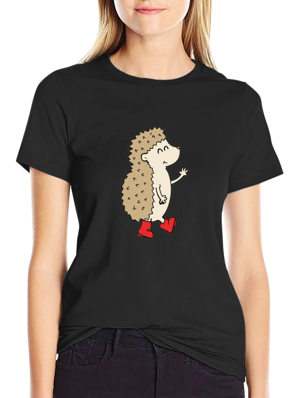 Funny Hedgehog Graphic T-Shirt