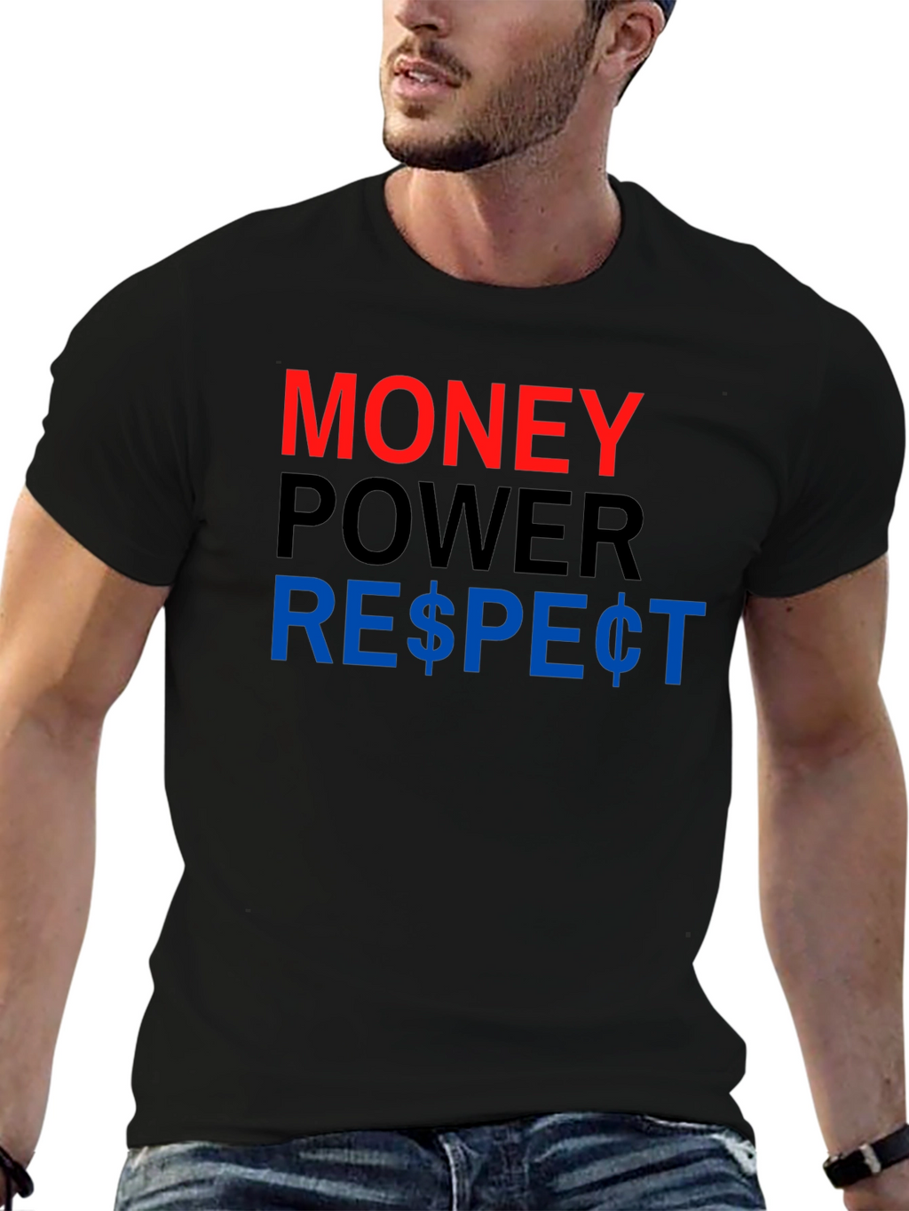 Money Power Respect Graphic T-Shirt