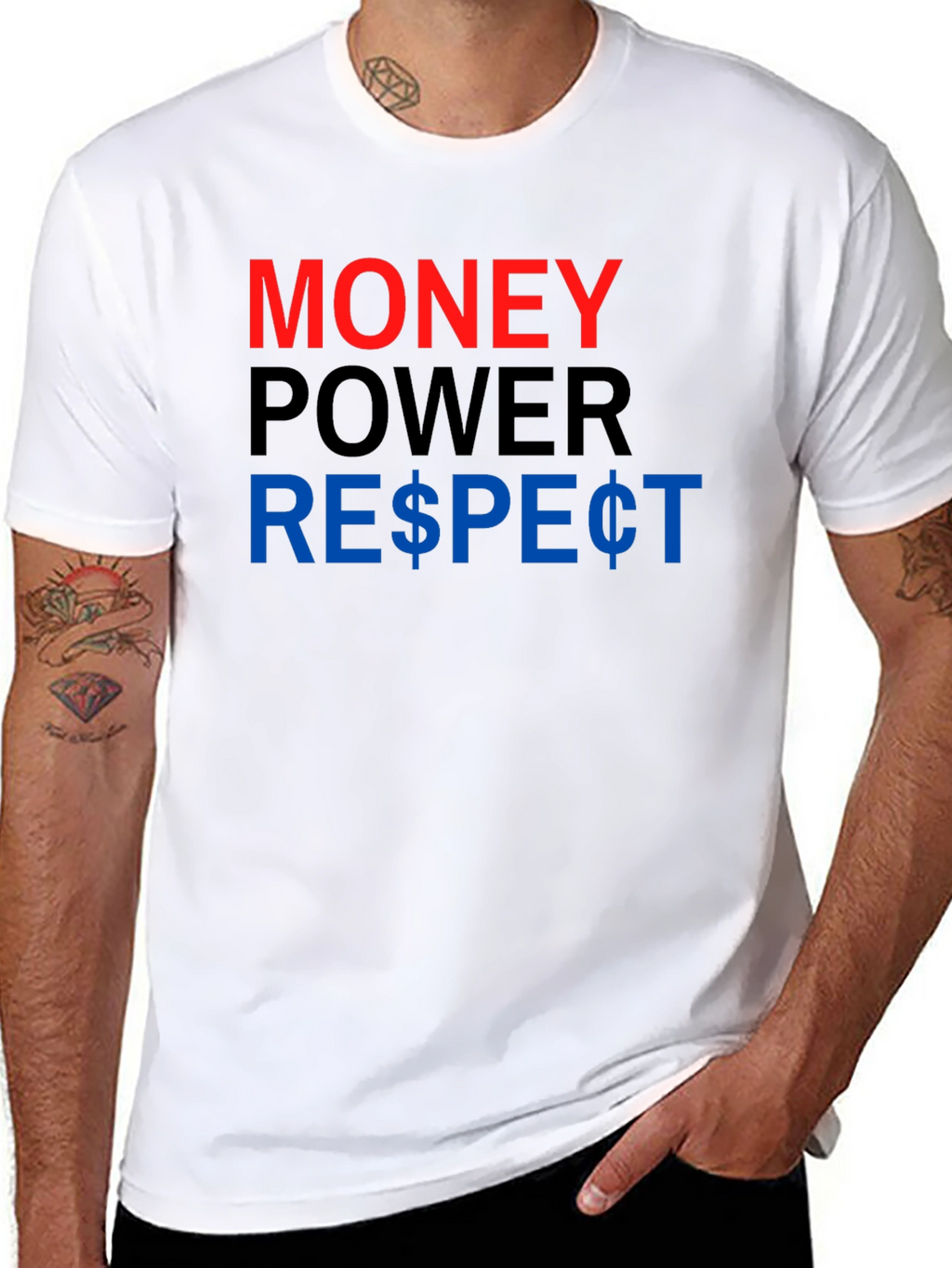 Money Power Respect Graphic T-Shirt
