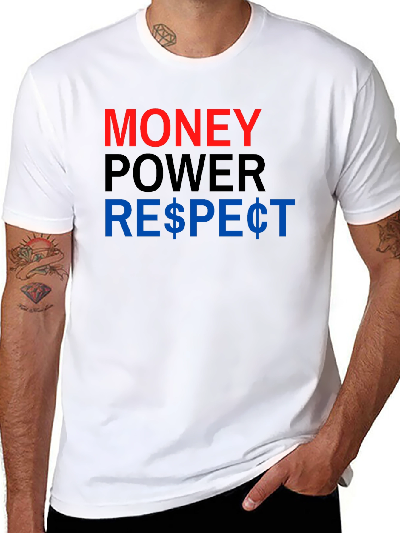 Money Power Respect Graphic T-Shirt