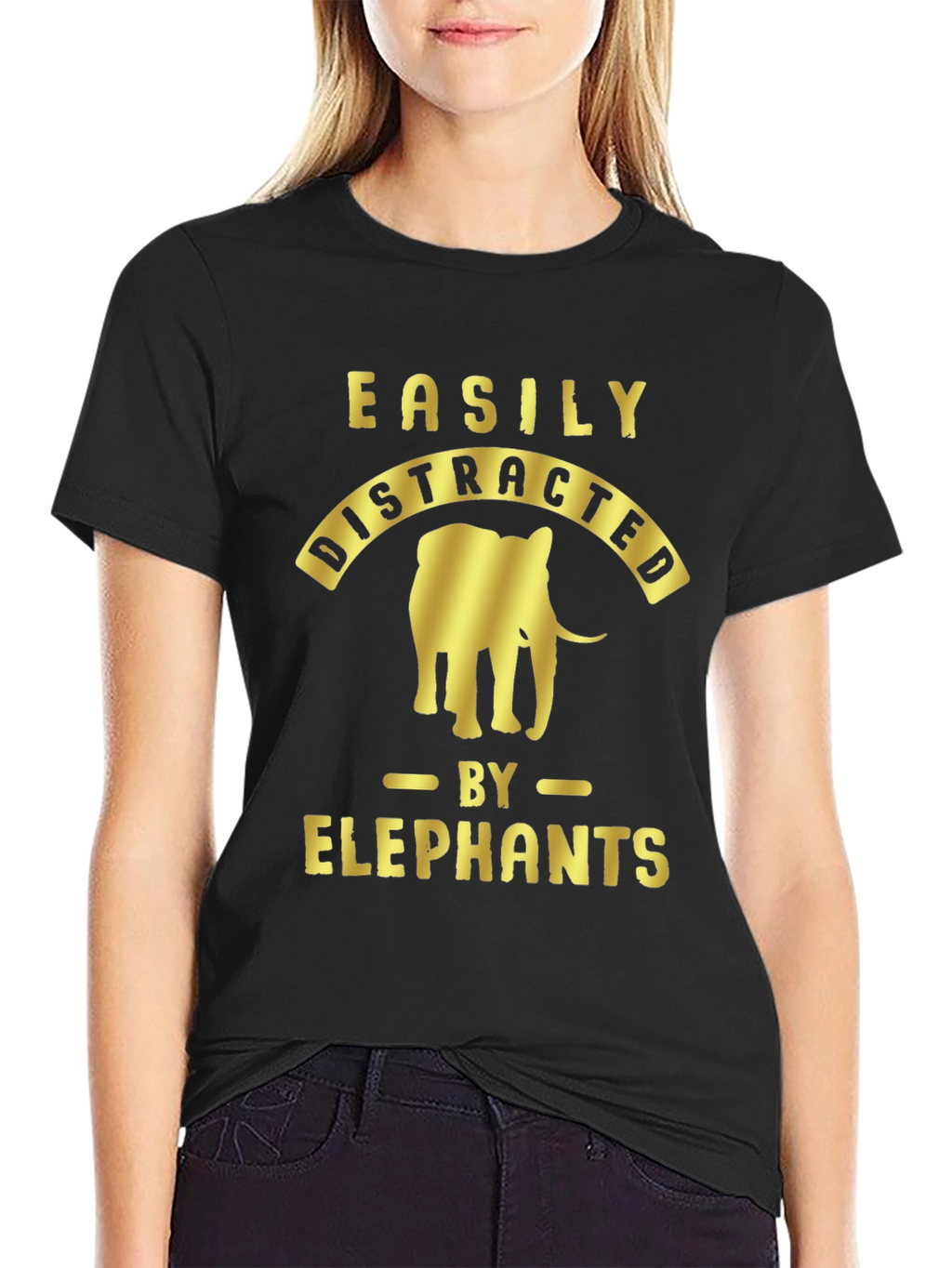 Easily Distracted by Elephants T-Shirt