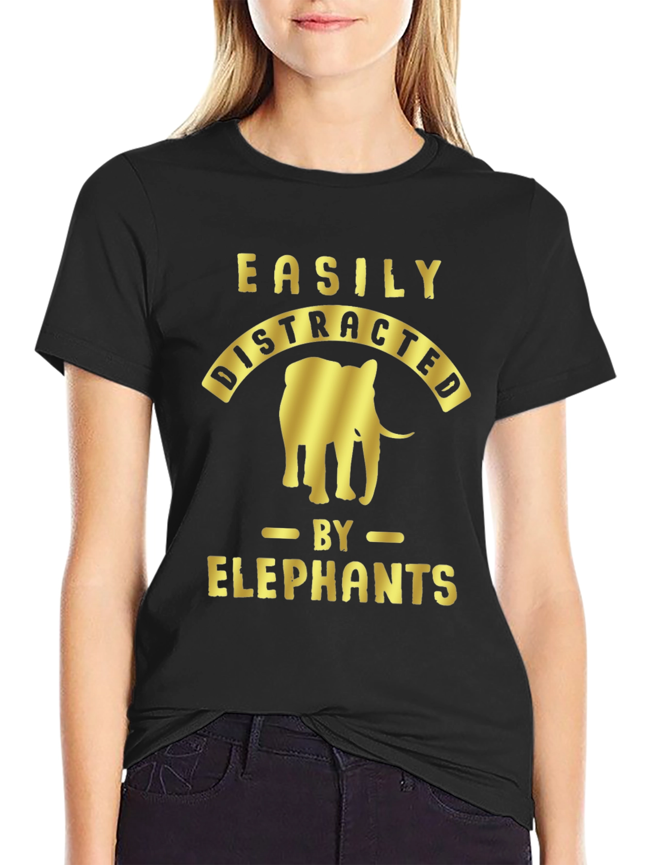 Easily Distracted by Elephants T-Shirt