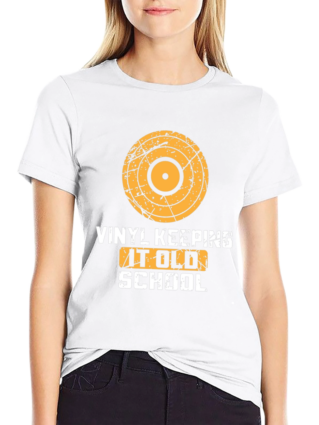 Vinyl Keeping it Old School Graphic Tee