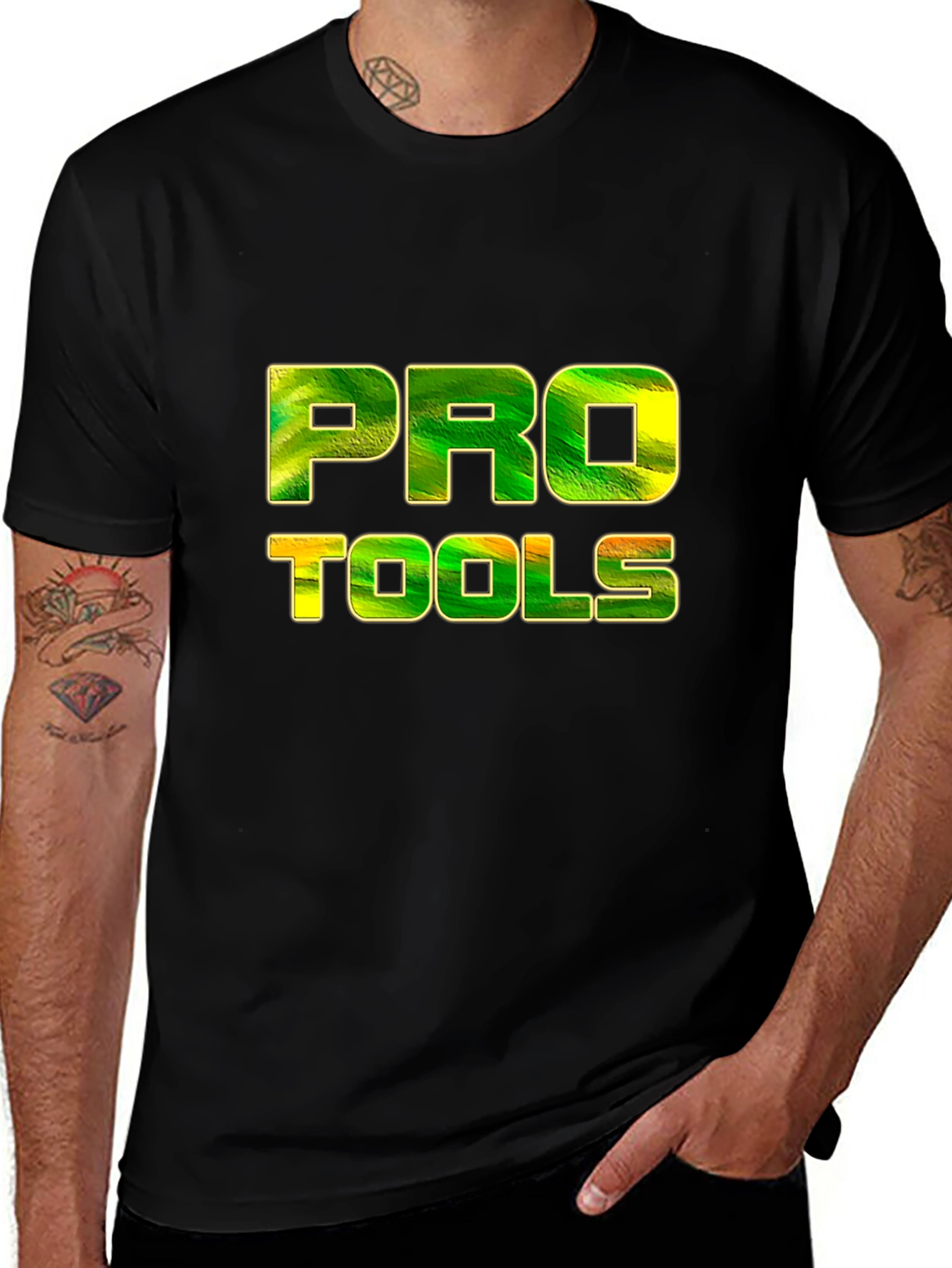Pro Tools Graphic Tee - Stylish Black T-Shirt