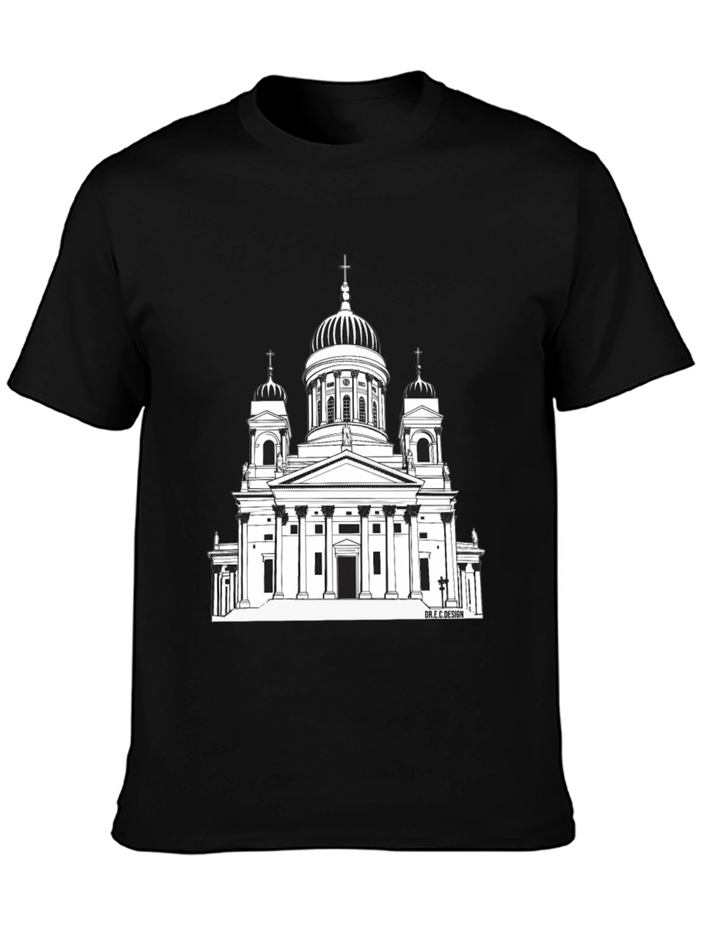 Architectural Church Tee - Unique Graphic Print