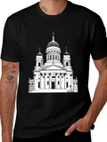 Architectural Church Tee - Unique Graphic Print