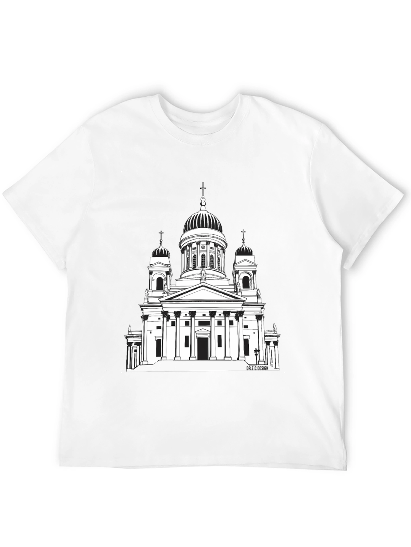 Architectural Church Tee - Unique Graphic Print