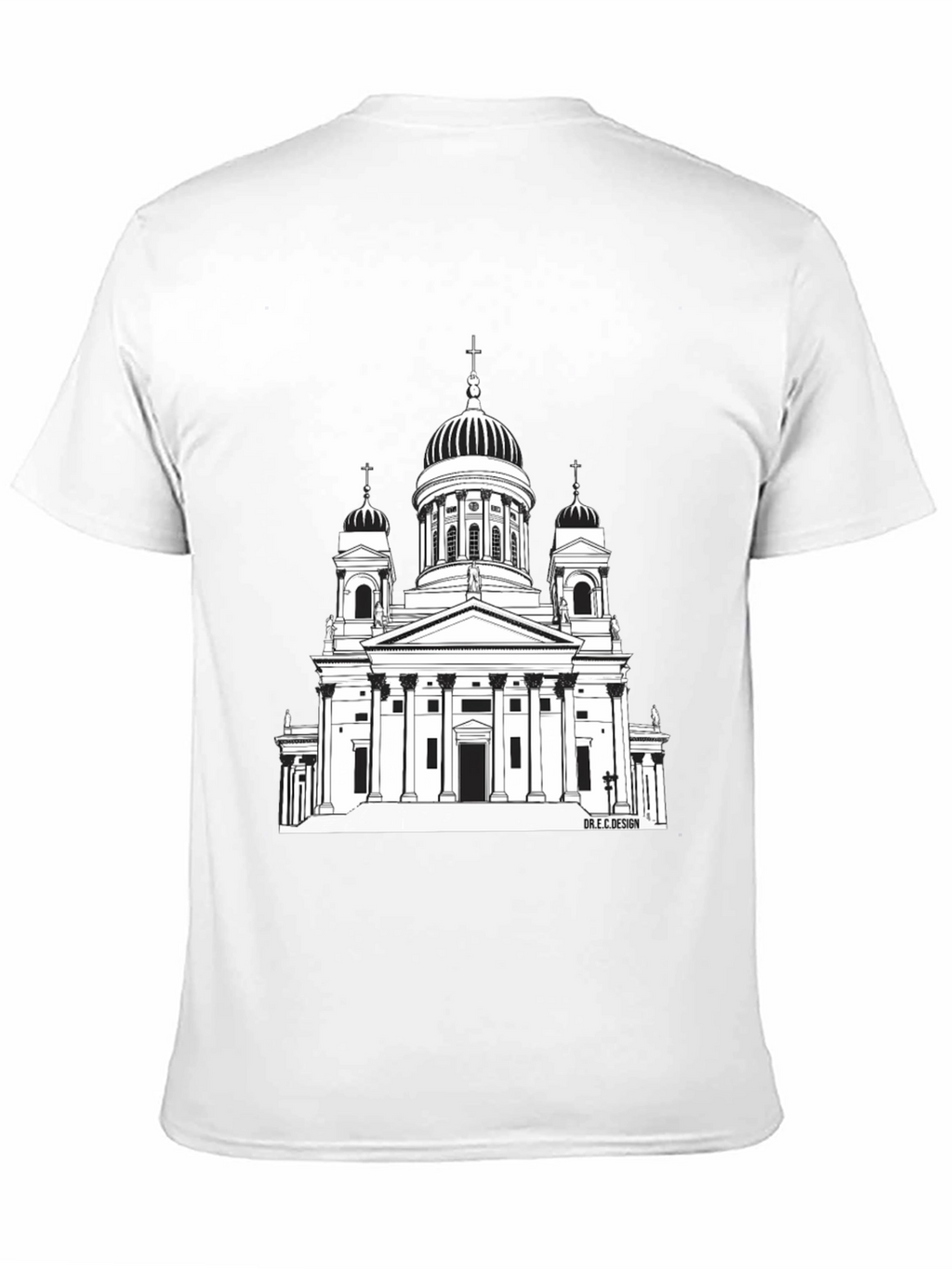 Architectural Church Tee - Unique Graphic Print
