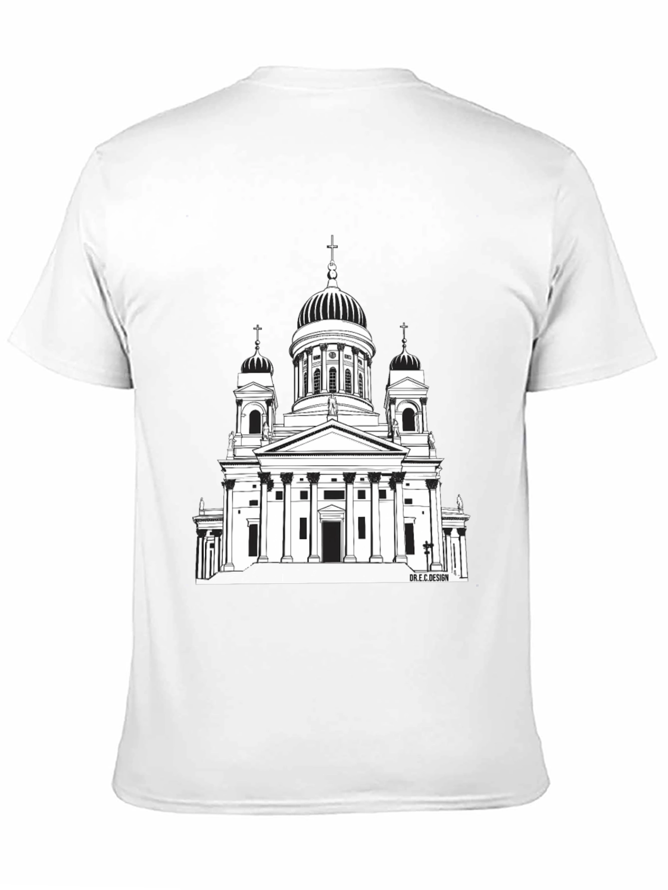 Architectural Church Tee - Unique Graphic Print