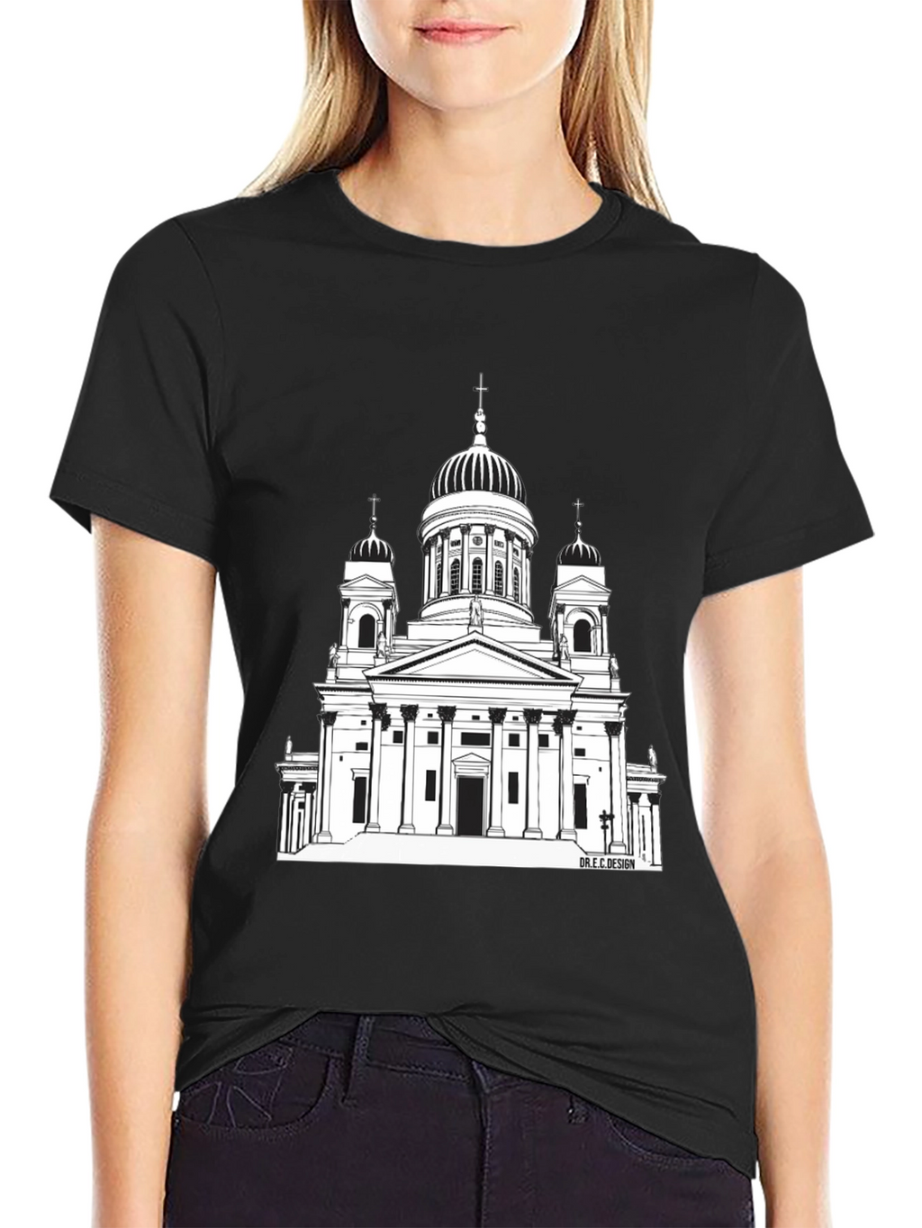 Architectural Church Tee - Unique Graphic Print