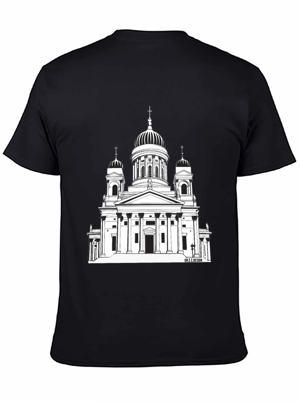 Architectural Church Tee - Unique Graphic Print