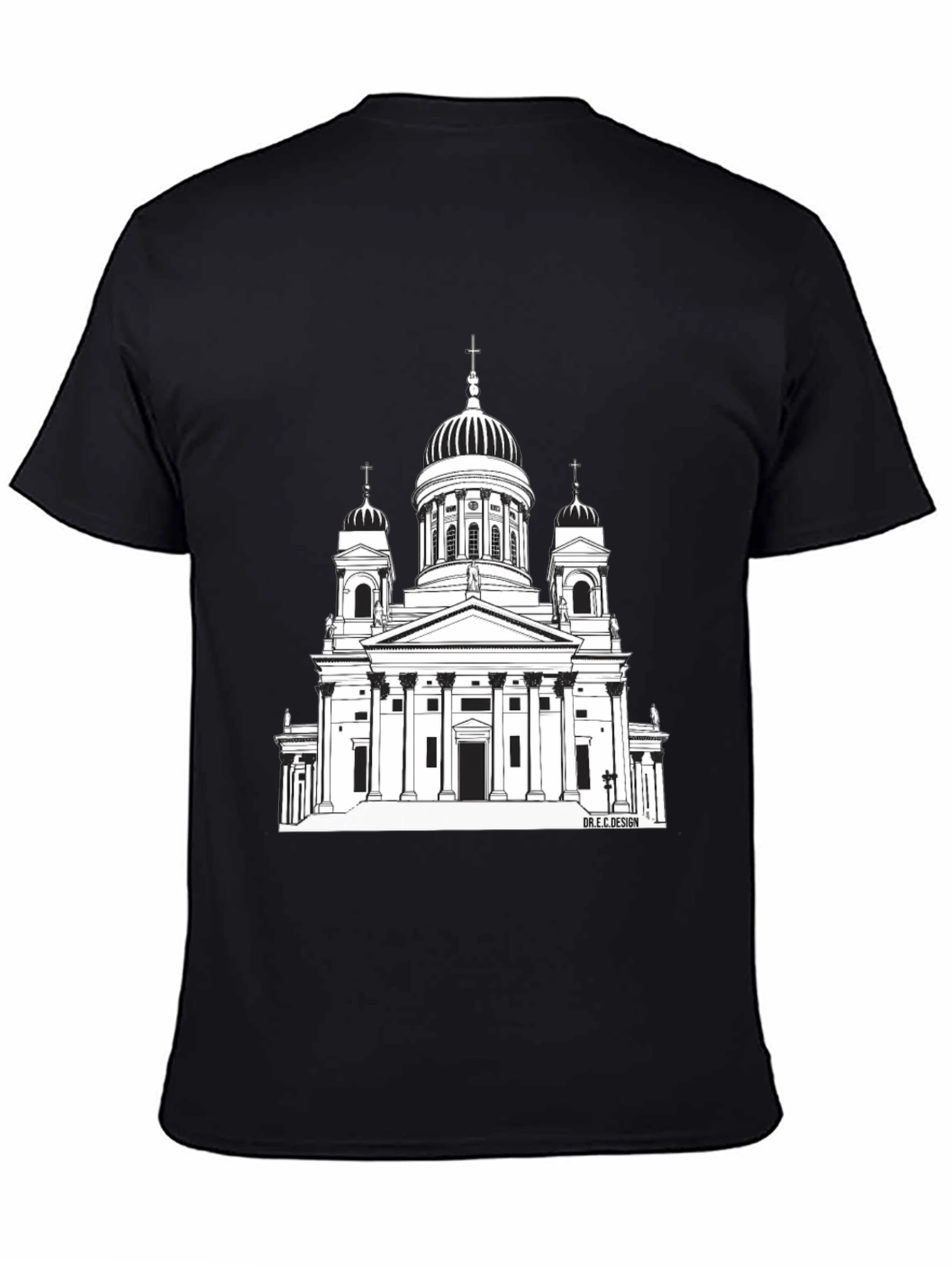 Architectural Church Tee - Unique Graphic Print