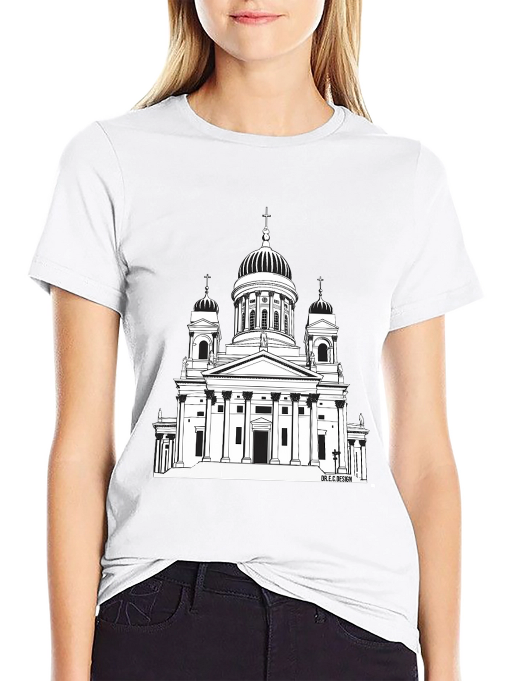 Architectural Church Tee - Unique Graphic Print