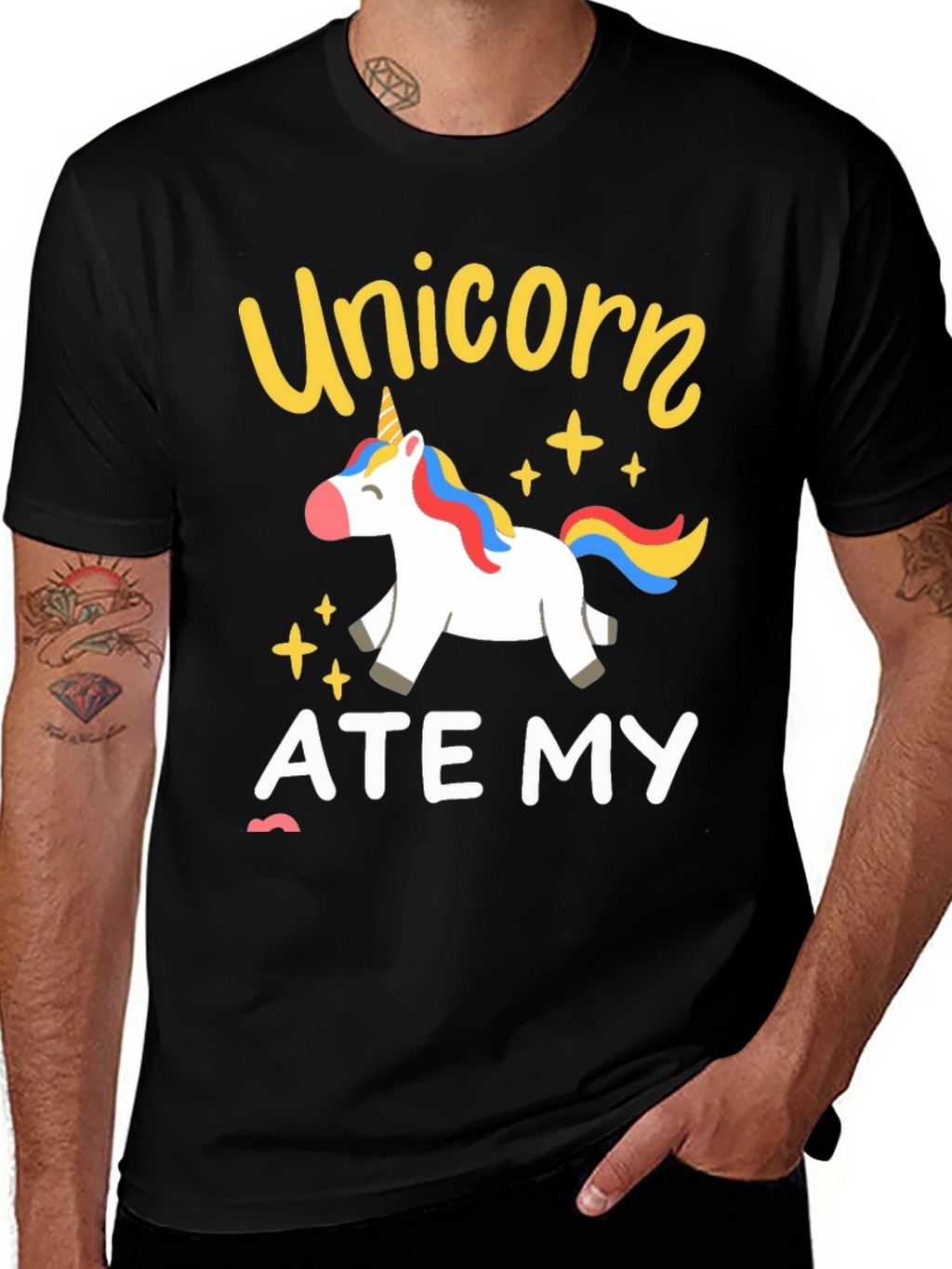 Unicorn Ate My Homework T-Shirt