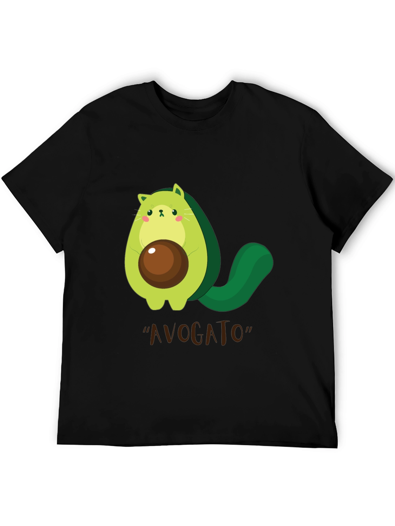 Avogato T-Shirt - Cute Avocado Cat Graphic Tee