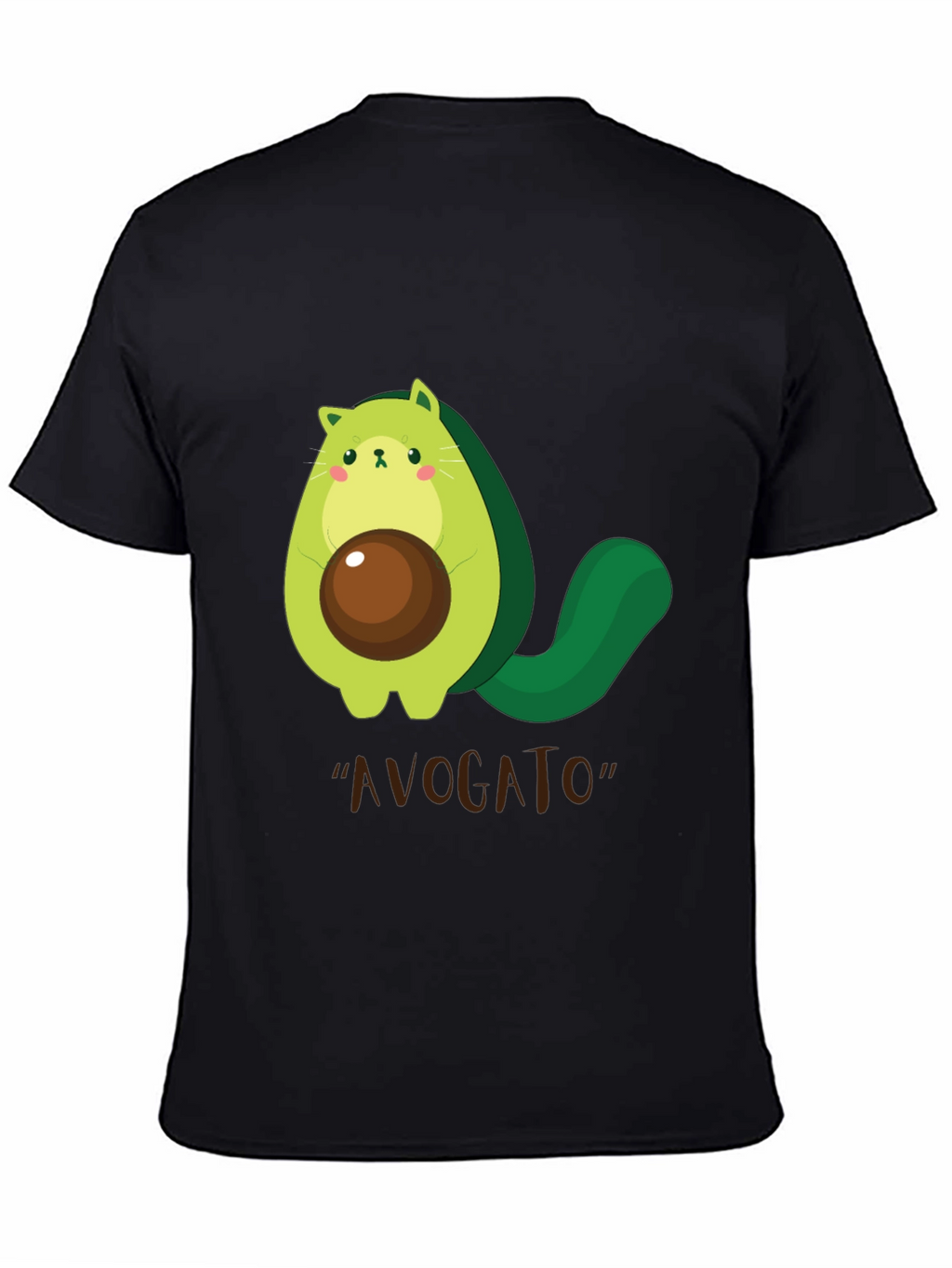 Avogato T-Shirt - Cute Avocado Cat Graphic Tee