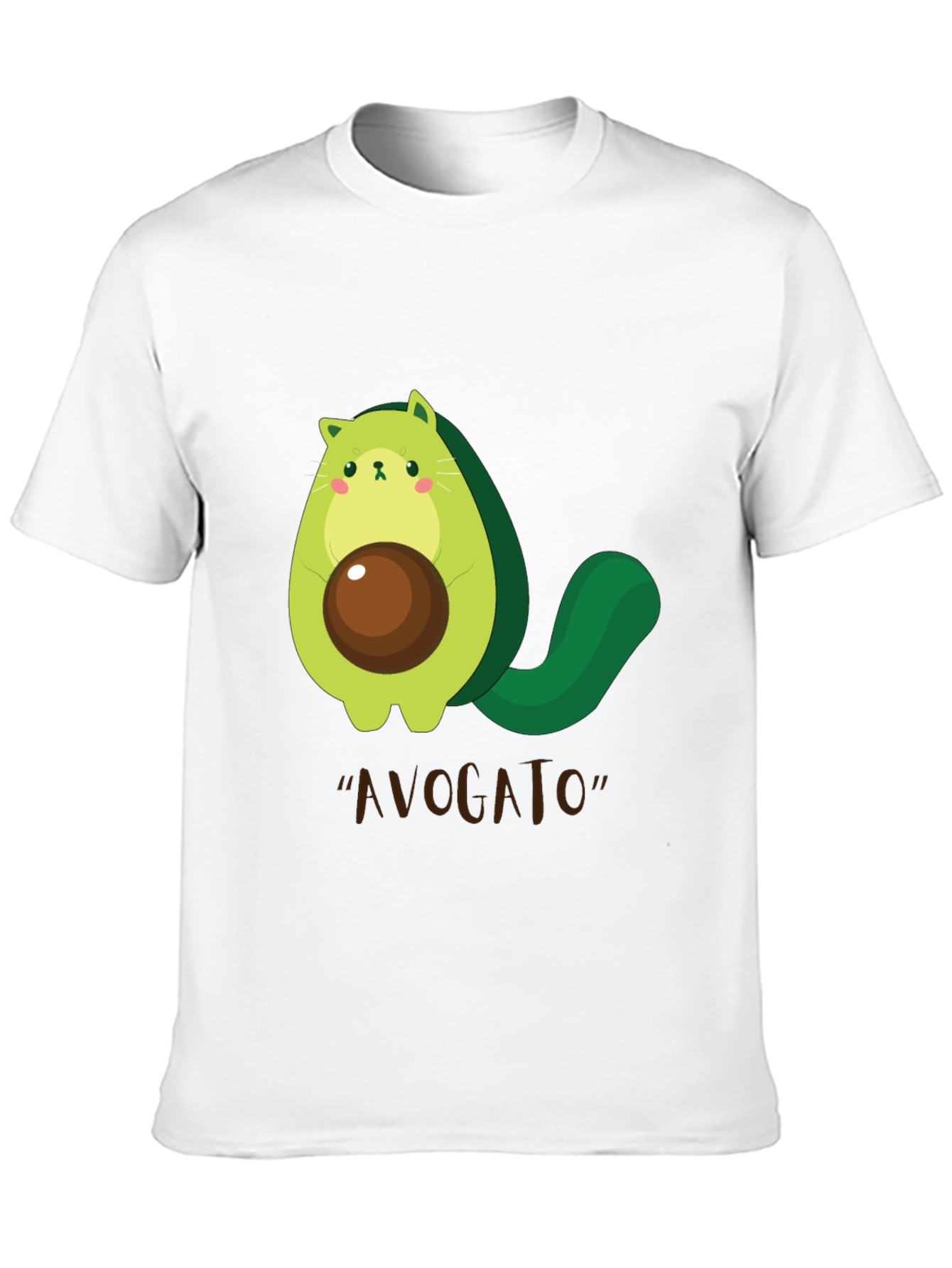 Avogato T-Shirt - Cute Avocado Cat Graphic Tee