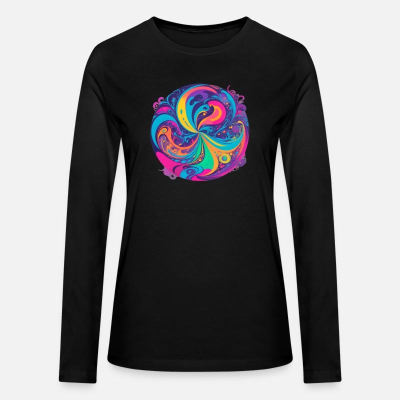 Color Swirl of Psychedelic Motion and Energy