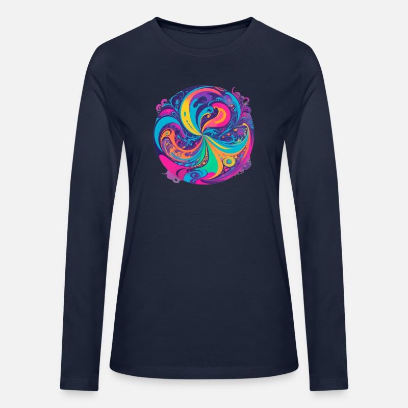 Color Swirl of Psychedelic Motion and Energy