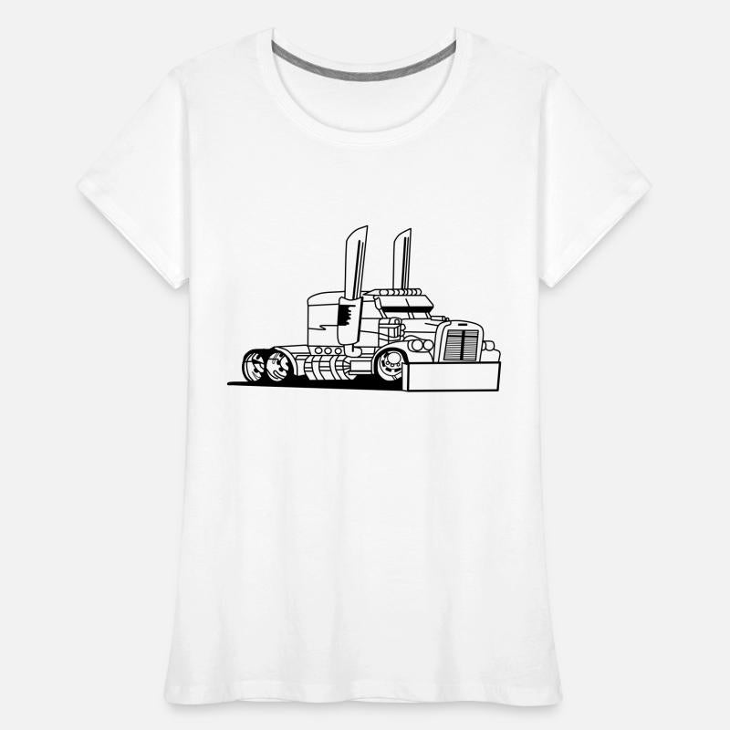 Comic style truck